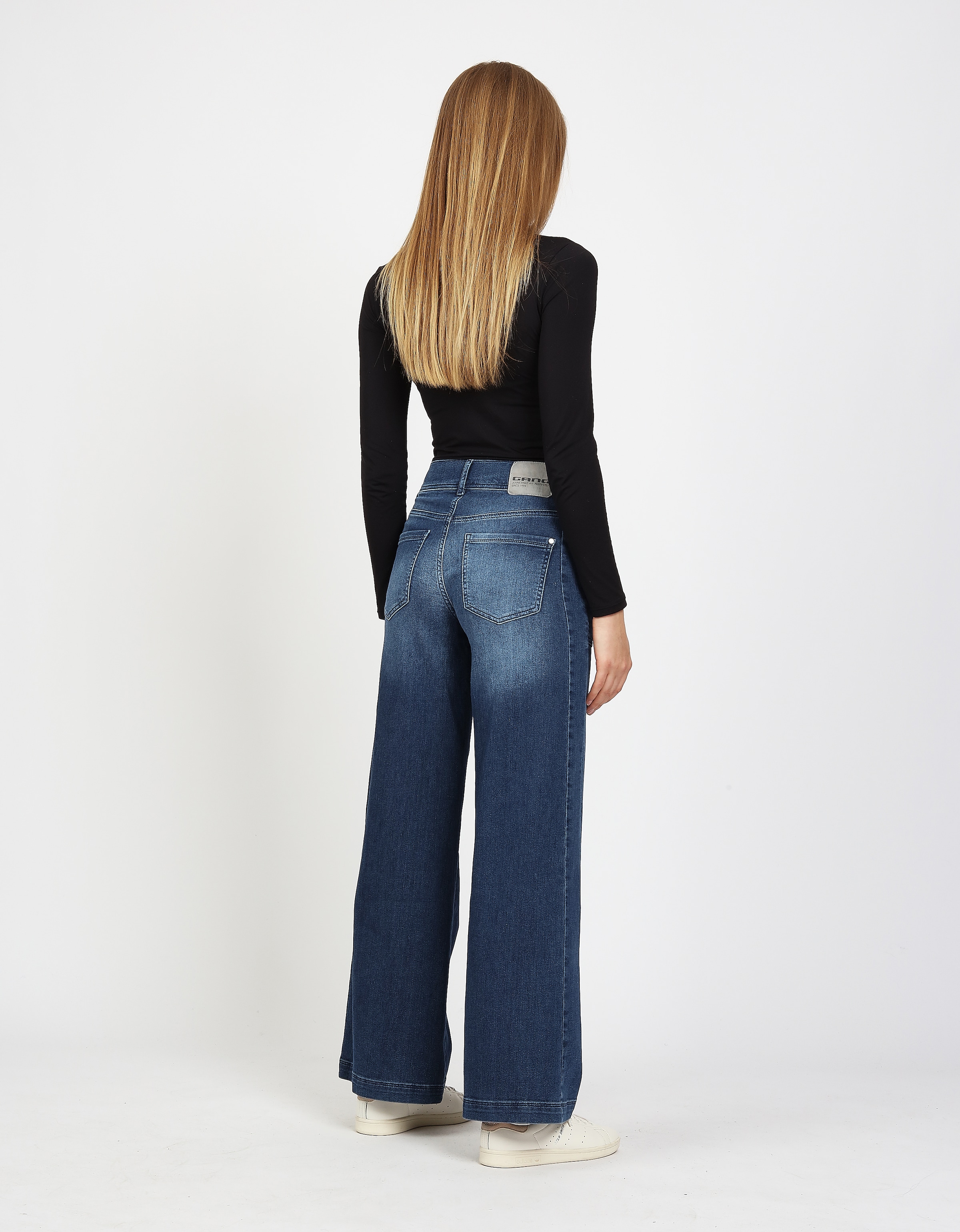 GANG Weite Jeans »94PAIGE WIDE« mit eingesetztem Seitenstreifen