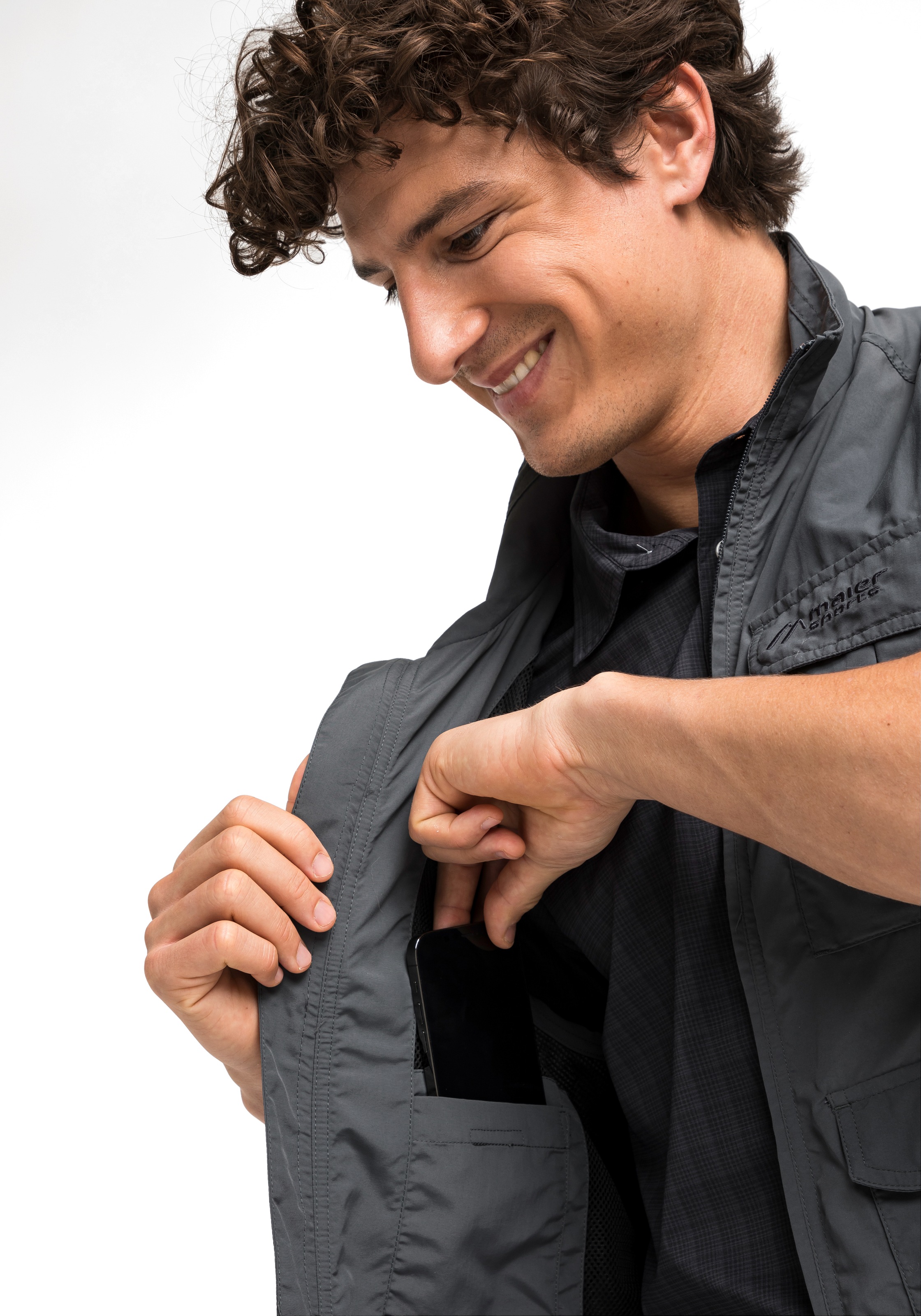 Maier Sports Funktionsjacke »Valdemar«, Vielseitige Funktionsweste, perfekt für Wandern und Reise