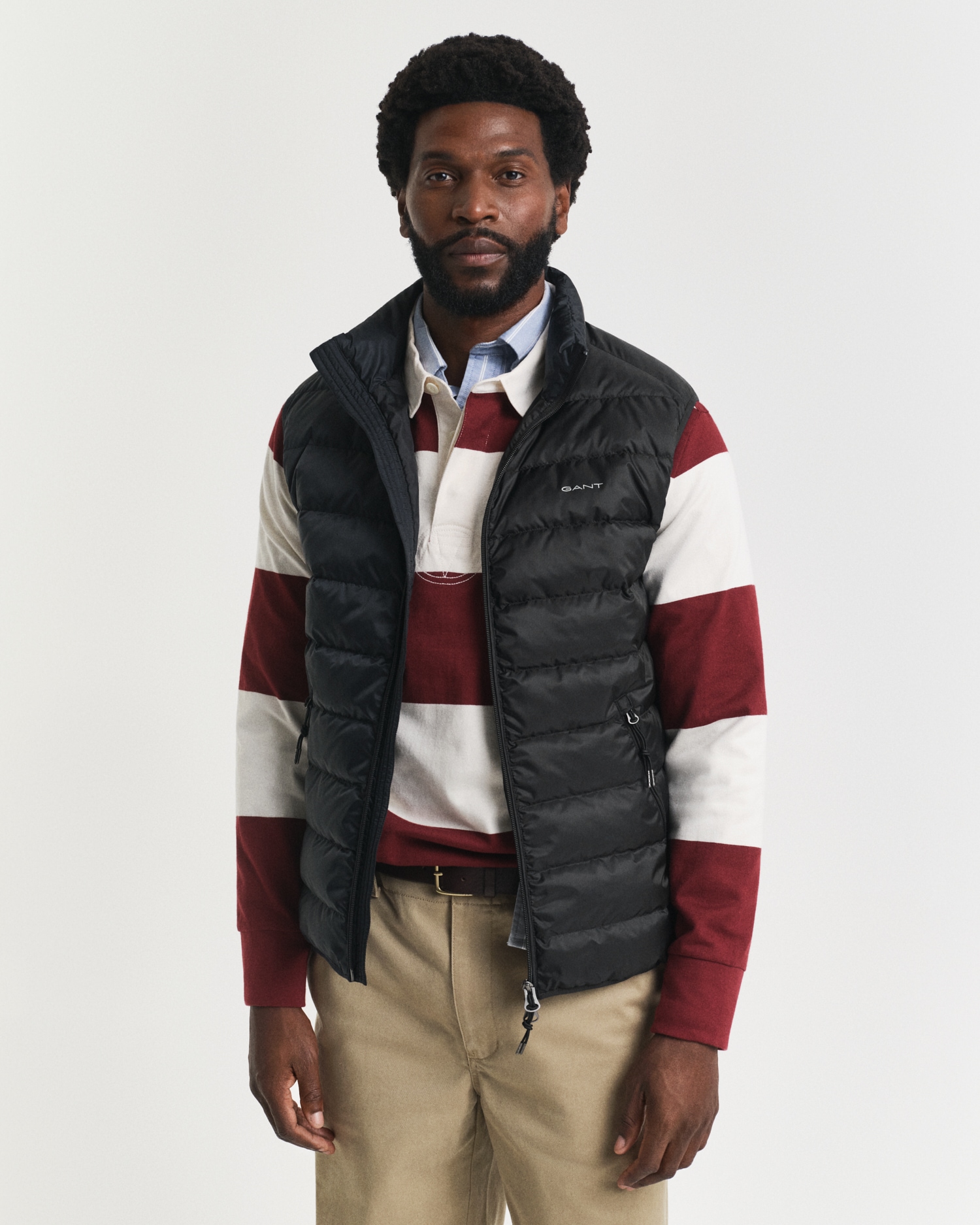 Gant Steppweste »LIGHT DOWN VEST« Stehkragen, leicht, 2-Wege Reißverschluss