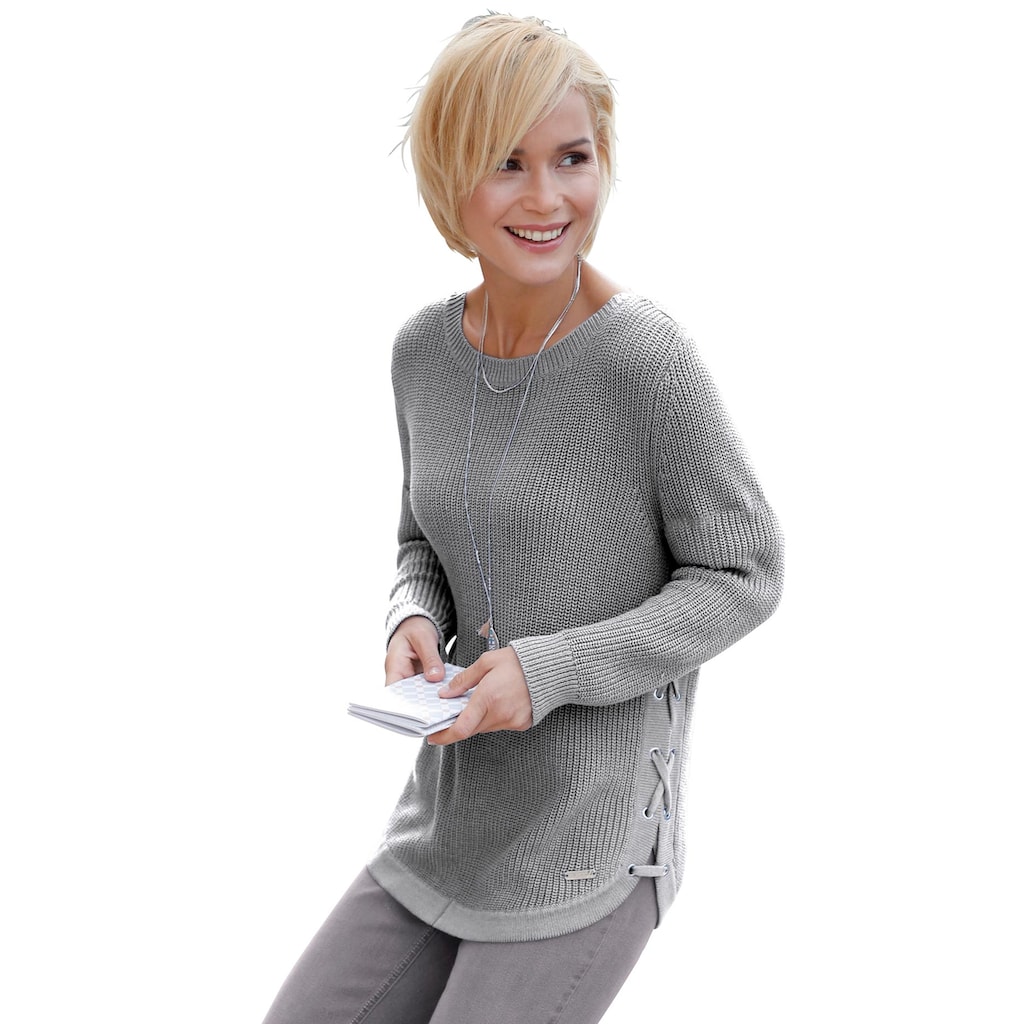 Casual Looks Rundhalspullover »Pullover«