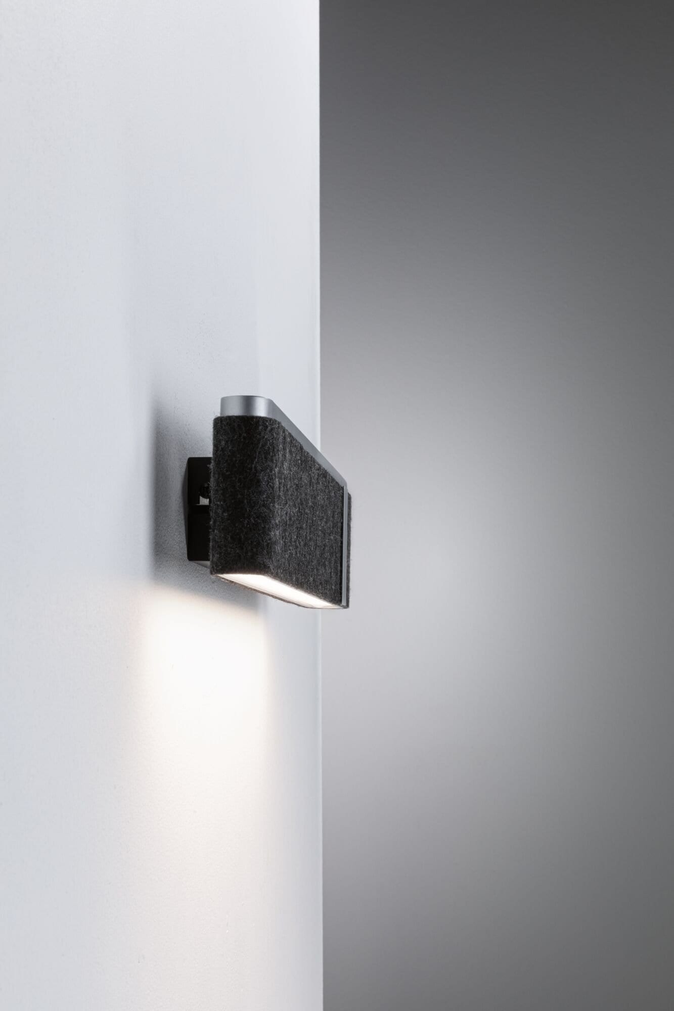 Paulmann LED Wandleuchte »Jagun 2700K 1250lm 230V 18W Anthrazit«, 1 flammig, 3-Step-Dim