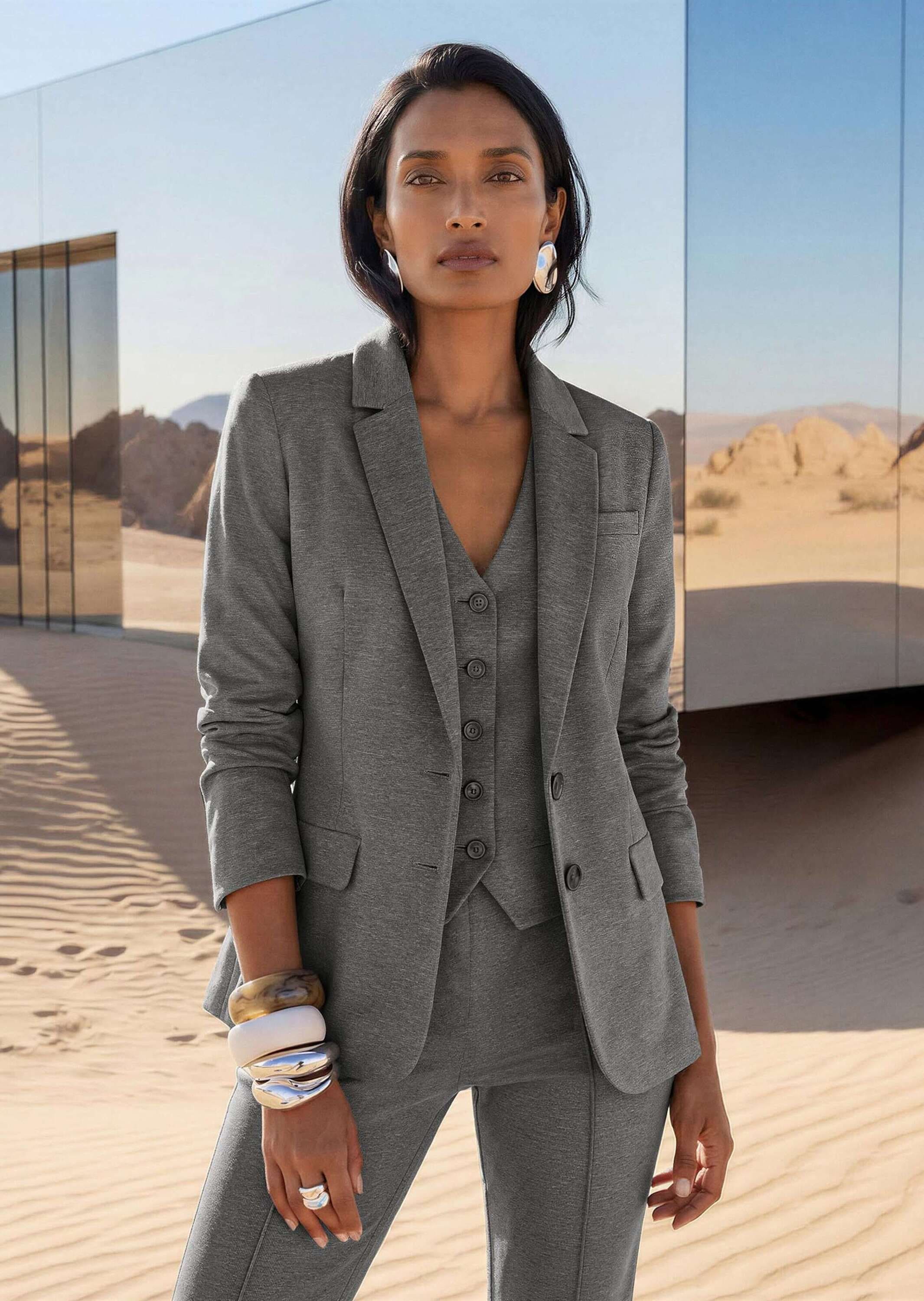 MADELEINE Jackenblazer »Blazer Jerseyblazer mit Reverskragen«