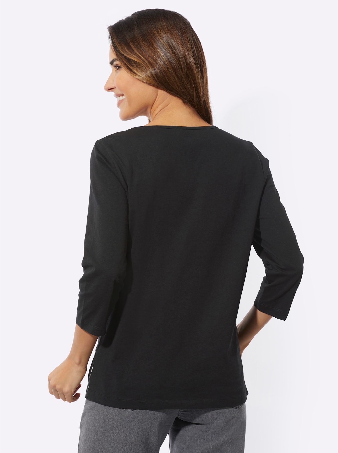 Classic Basics Rundhalsshirt »Rundhals-Shirt«, (1 tlg.)