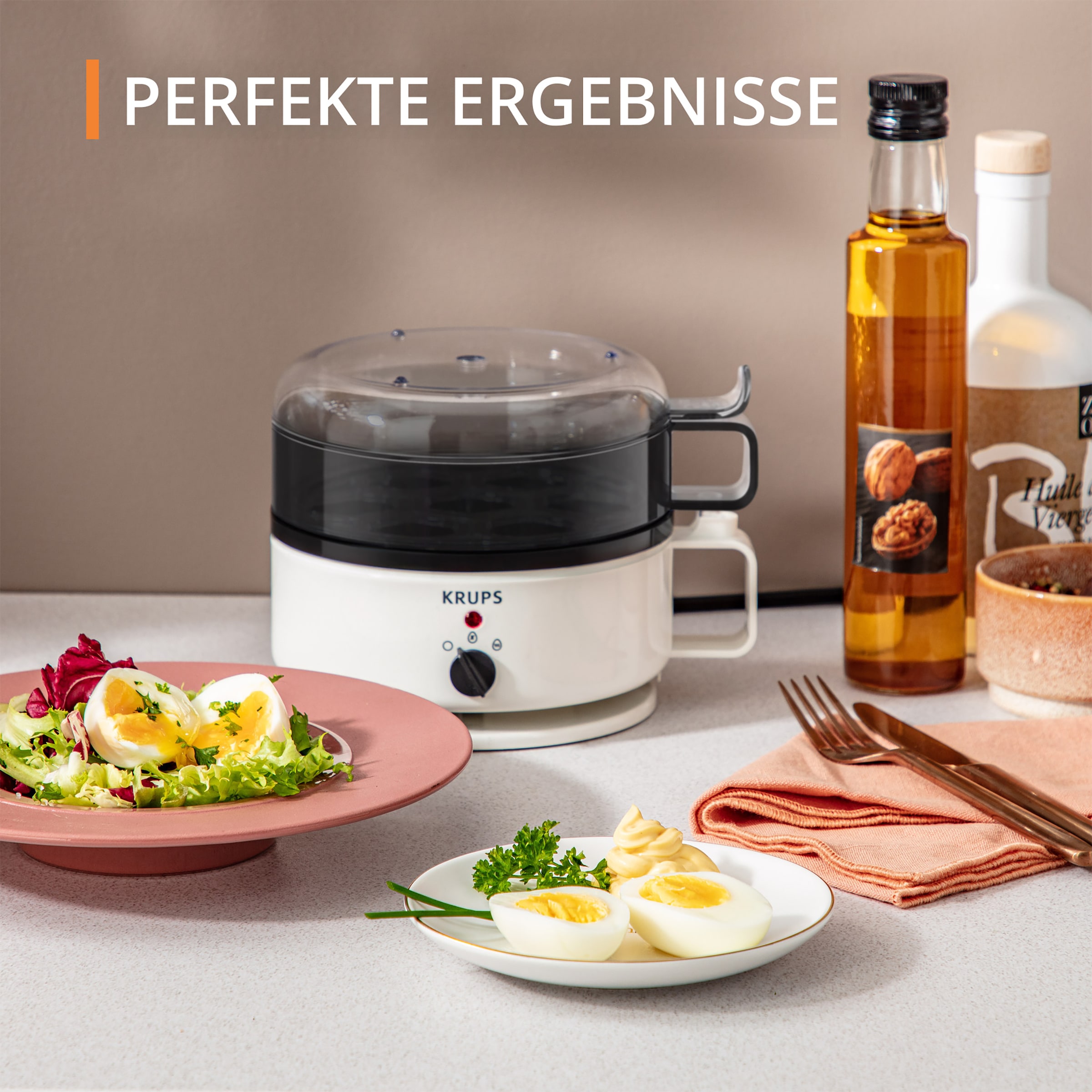 Krups Eierkocher »EG2301 Ovomat Super«, für 7 St. Eier, 400 W, für bis zu 7 Eier, inkl. Koch- und Warmhaltefunktion