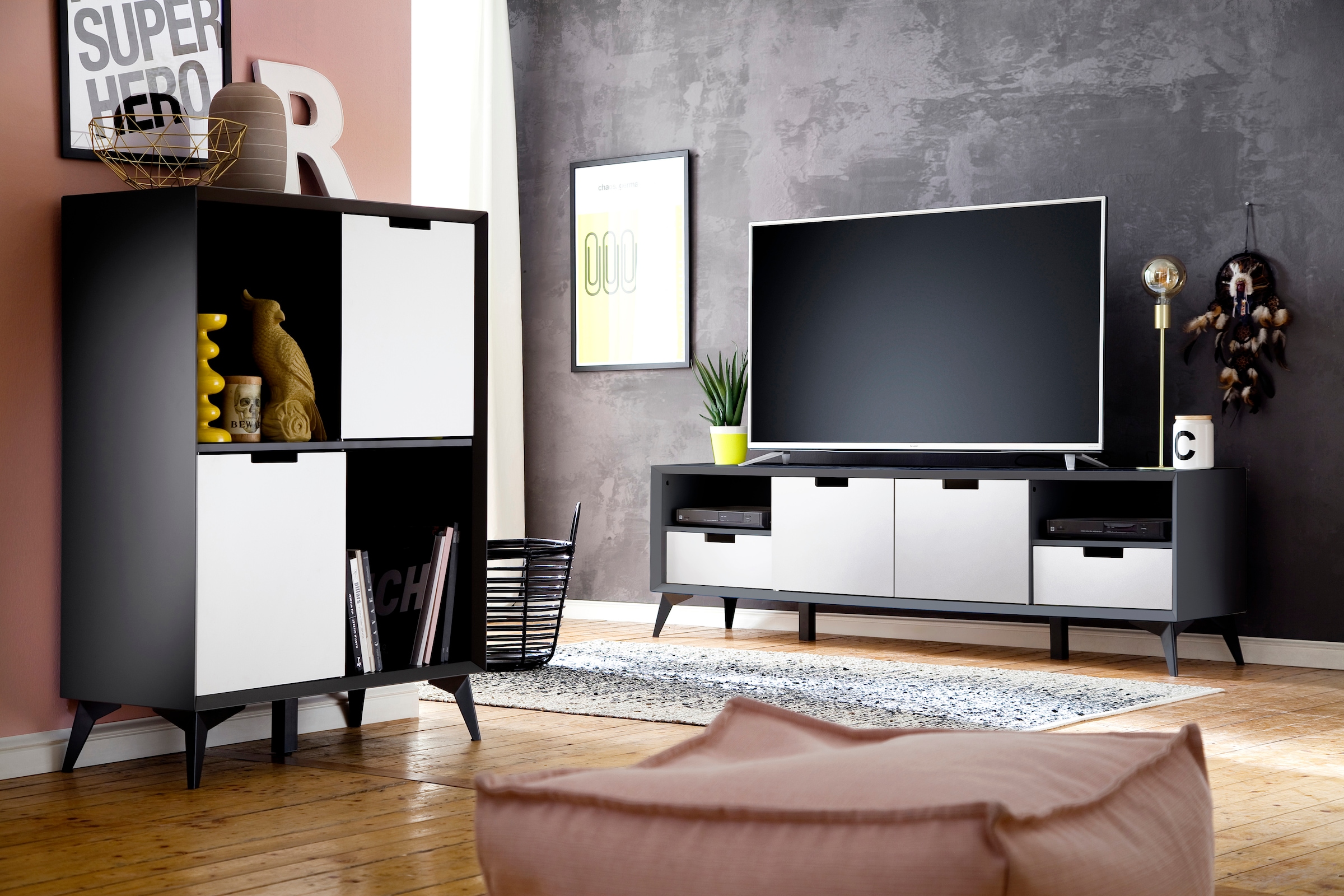 MCA furniture Highboard »Netanja«, Breite ca. 80 cm