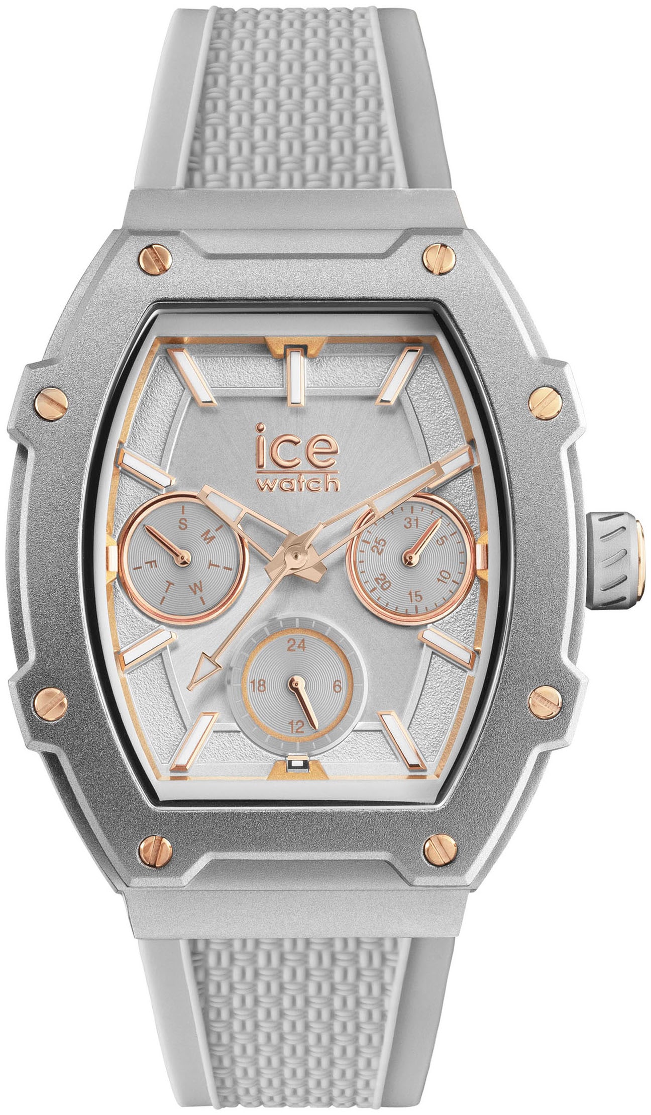 ice-watch Multifunktionsuhr »ICE boliday - Alu - Small - MT« Quarzuhr, Armbanduhr, Damenuhr, analog, Datum, 12/24-Stunden-Anzeige