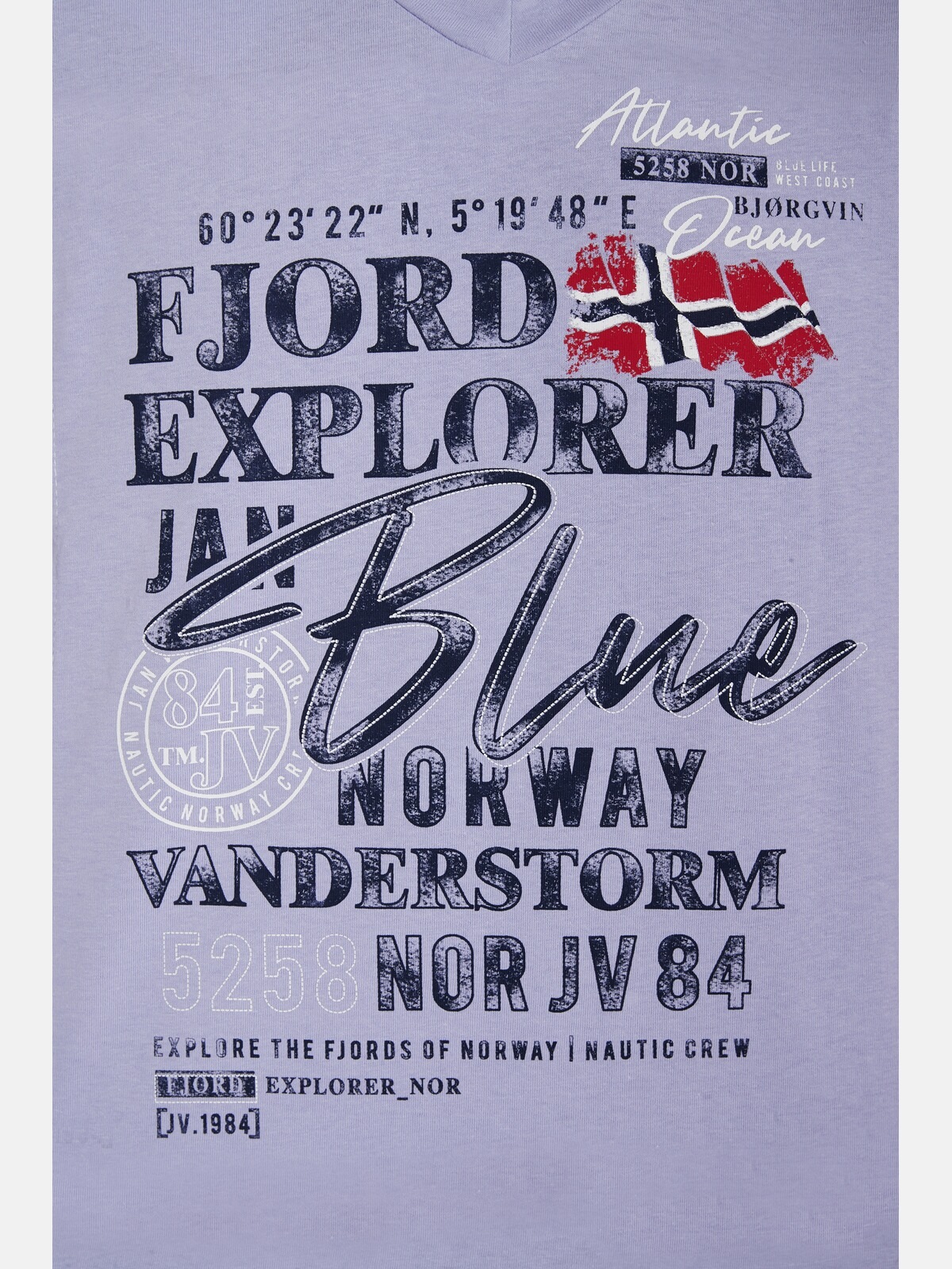 Jan Vanderstorm T-Shirt »T-Shirt NORDGER«