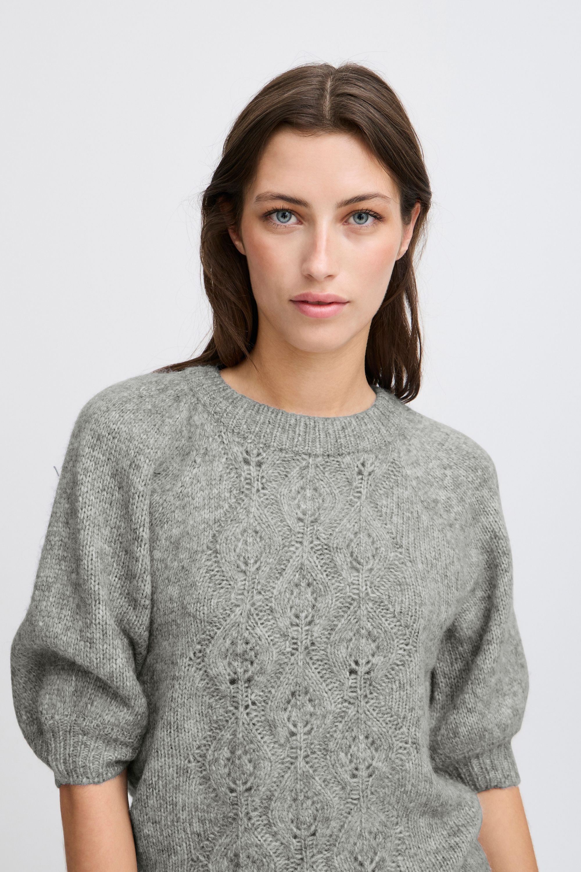 b.young Strickfleece-Pullover »Strickpullover BYOKSANA SHORT SLEEVE JUMPER -«