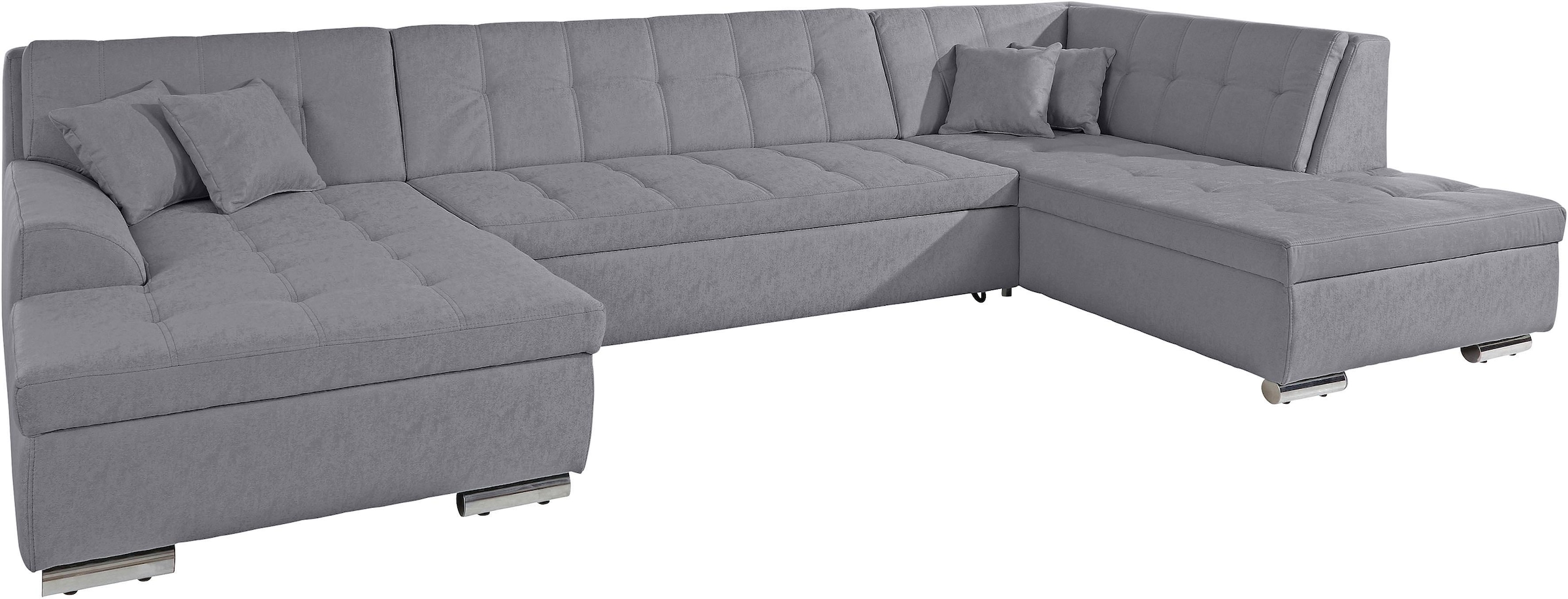 DOMO collection Wohnlandschaft »Aversa U-Form«, wahlweise mit Bettfunktion, frei im Raum stellbar
