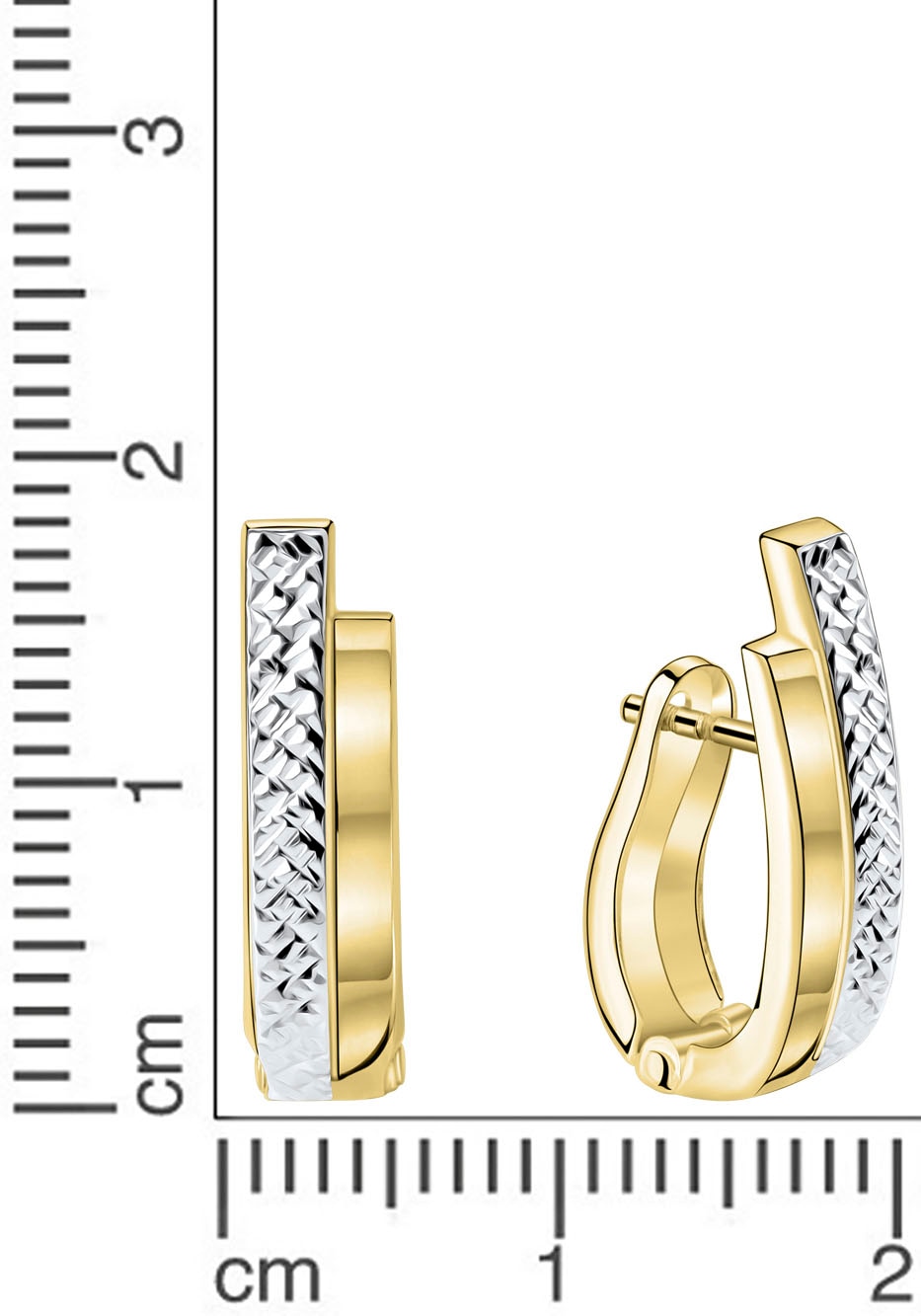 Firetti Paar Creolen »Schmuck Geschenk Gold 375 Ohrschmuck Creole«
