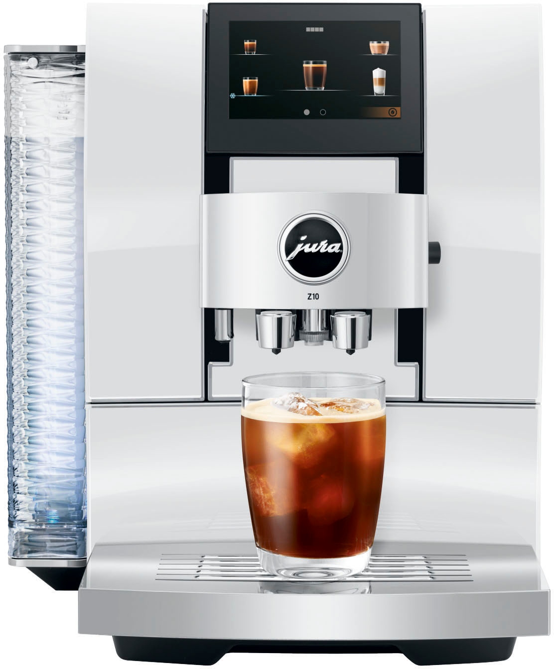 JURA Kaffeevollautomat »15410 Z10 Diamond White (EA)« 51 Spezialitäten, Touch, Light & Cold Brew