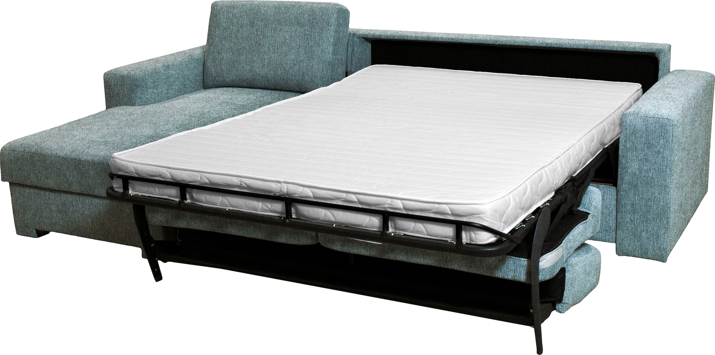 Home affaire Ecksofa Roma "L" Dauerschlaffunktion, mit Unterfederung, Matratzenhöhe 14cm, Liegemaße ca 163x198 cm, L-Form