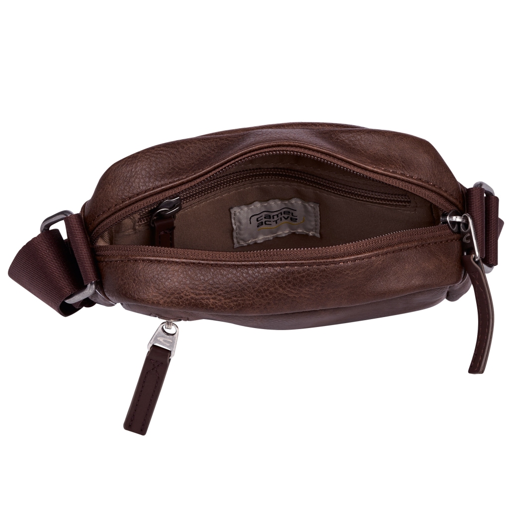 camel active Umhängetasche »Traces« Herren, Schultertasche, funktional mit vielen Fächern