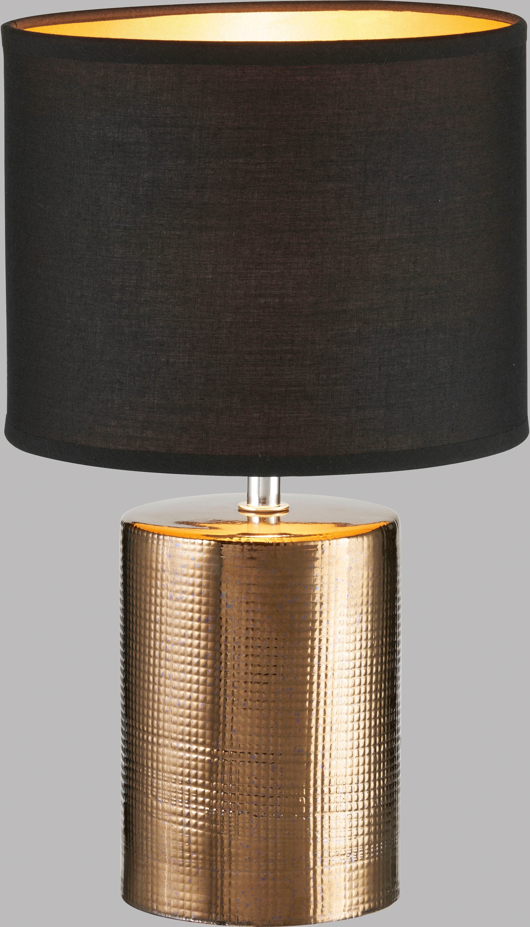 FISCHER & HONSEL Tischleuchte »Bronz«, Leuchtmittel E14 | ohne Leuchtmittel, extravaganten Materialkombination