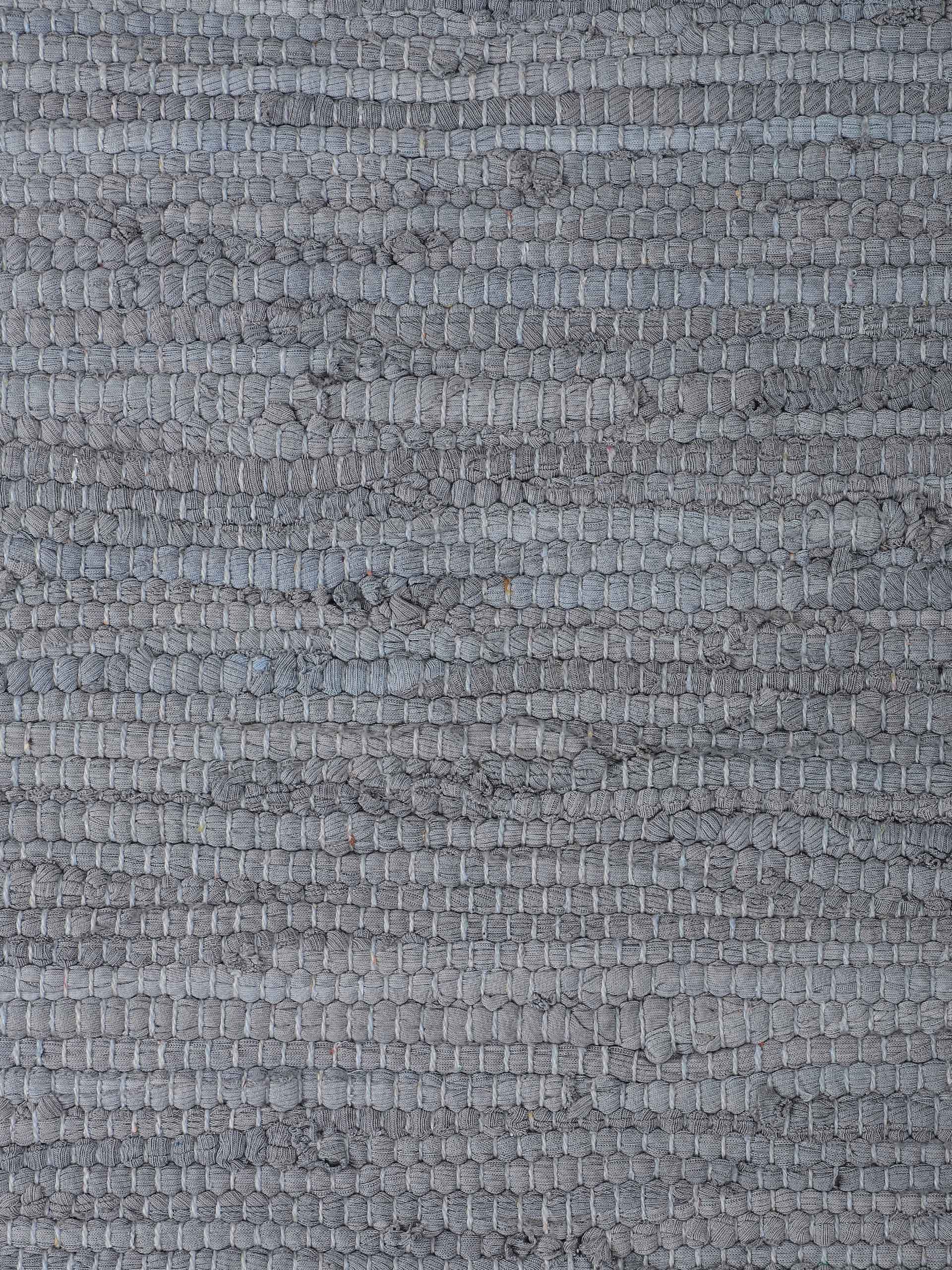 carpetfine Teppich »Kelim Chindi uni, auch als Läufer«, rechteckig, 5 mm Höhe, Wendeteppich, reine Baumwolle, handgewebt, Uni-Farben, mit Fransen