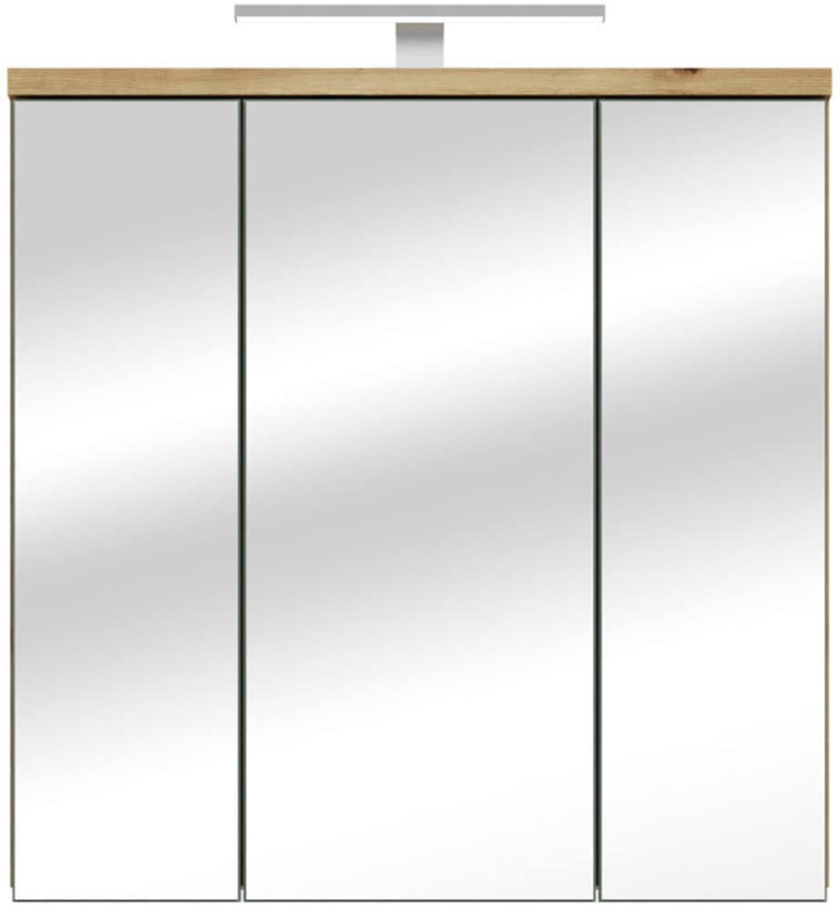 FORTE Spiegelschrank »Veris«, Spiegelhängeschrank, Beleuchtung, Stauraum