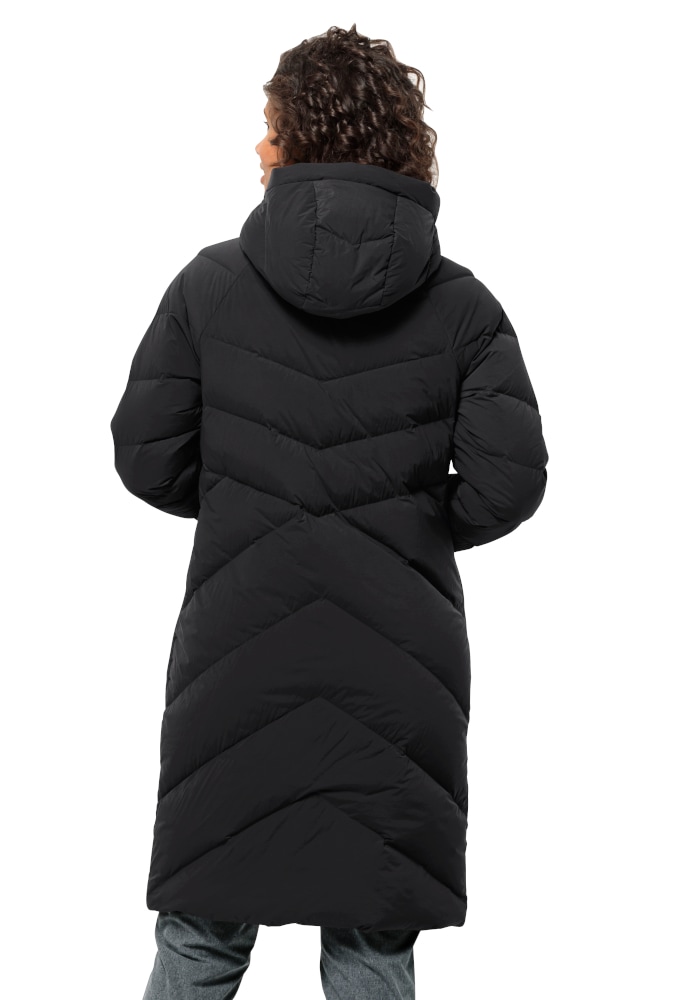 Jack Wolfskin Daunenmantel »MARIENPLATZ COAT W RDS« Daunenmantel, warm, winddicht und wasserabweisend