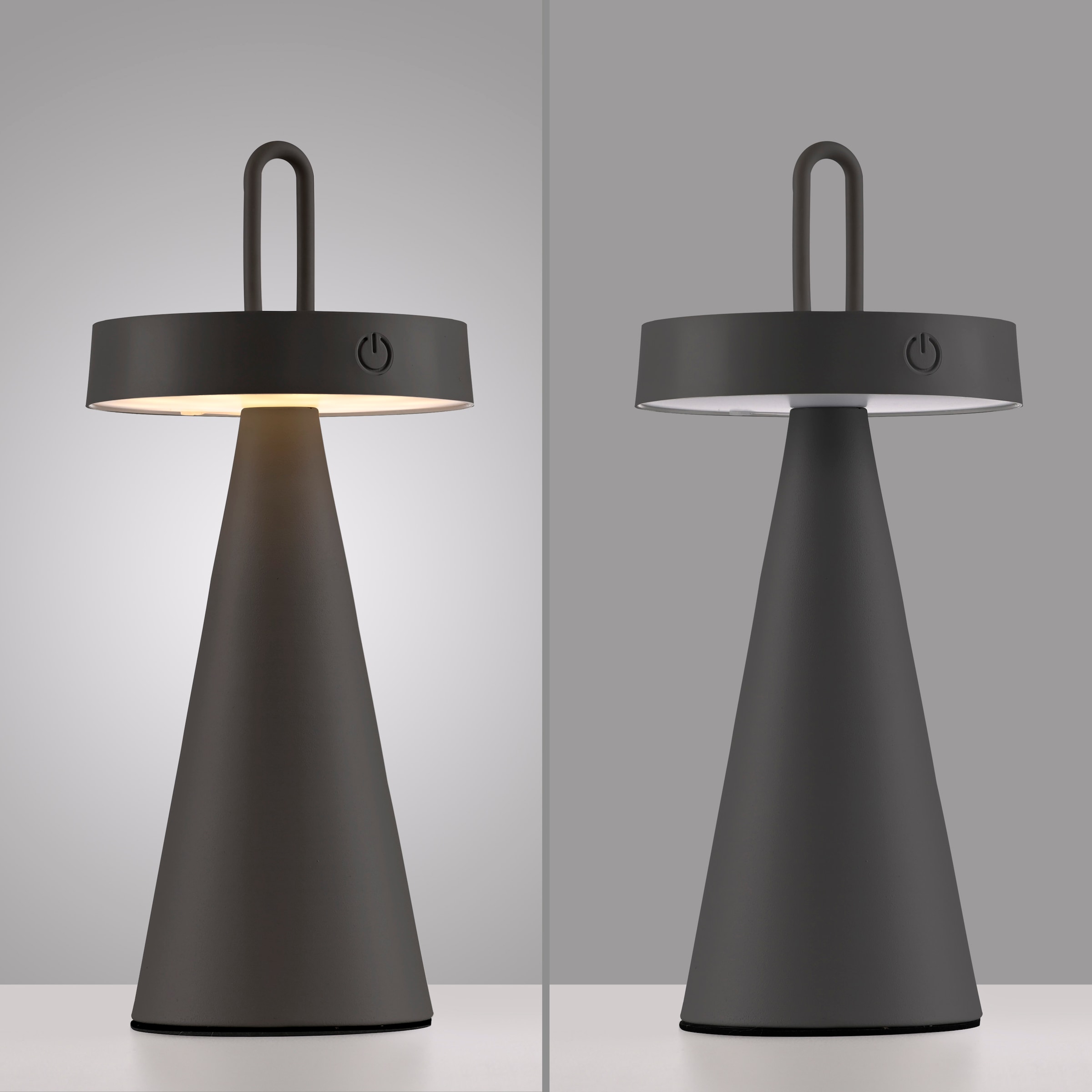 JUST LIGHT Tischleuchte »ALWA« LED-Modul 1 Stk. Warmweiß Akkuleuchte