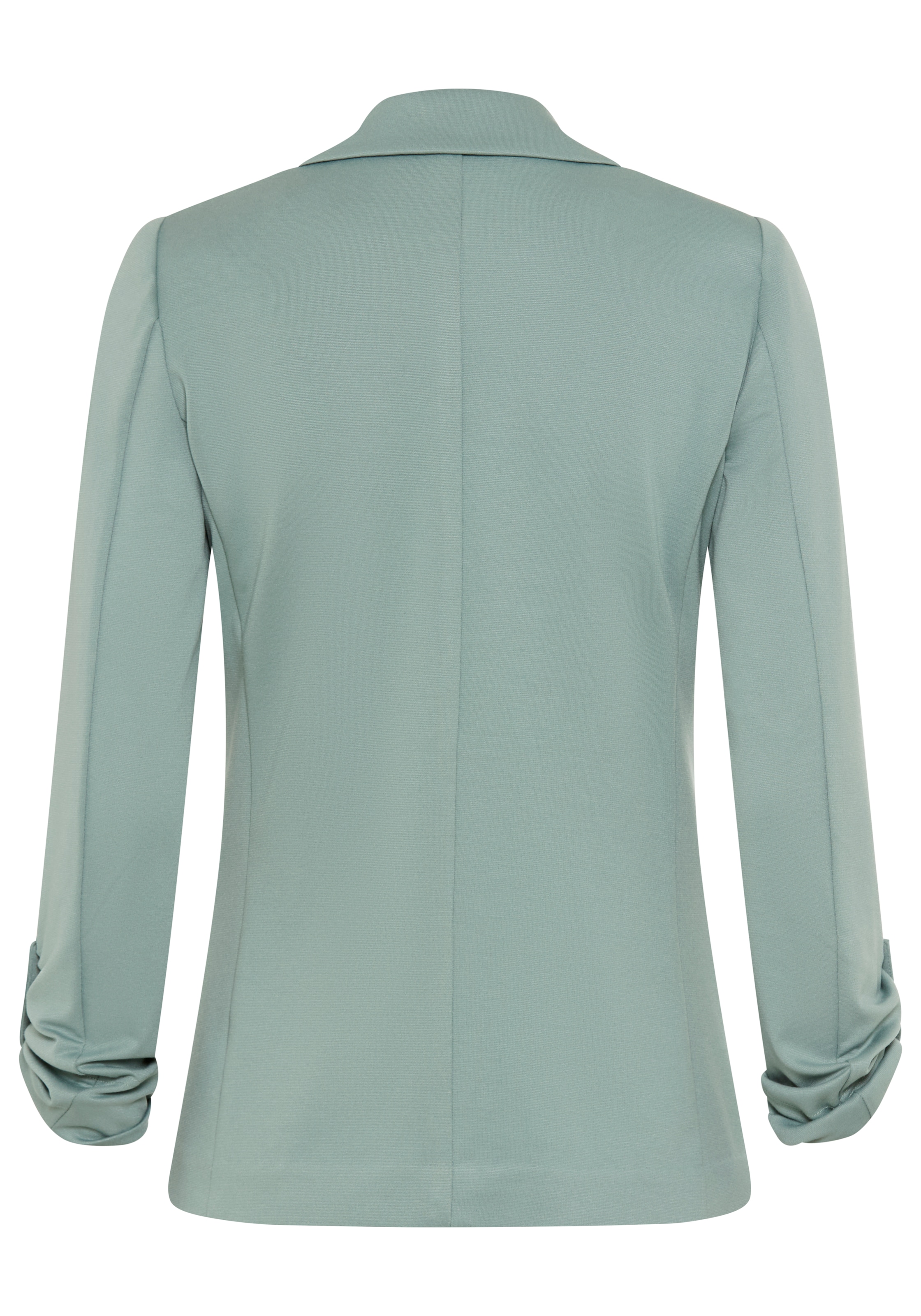 Bruno Banani Sweatblazer hüftlange Blazerform, figurbetonte Passform, mit Reverskragen