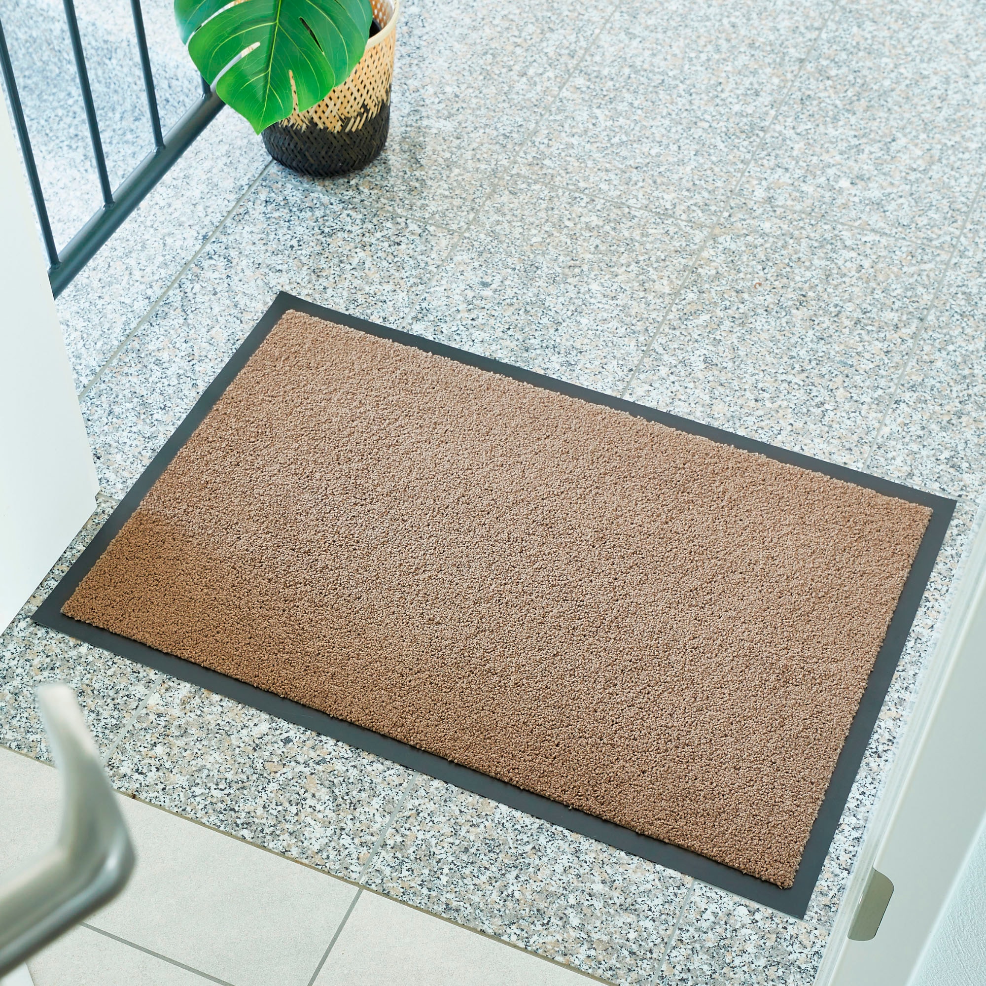 Andiamo Fußmatte »Verdi«, rechteckig, Schmutzfangmatte, auch für überdachten Außenbereich geeignet, waschbar