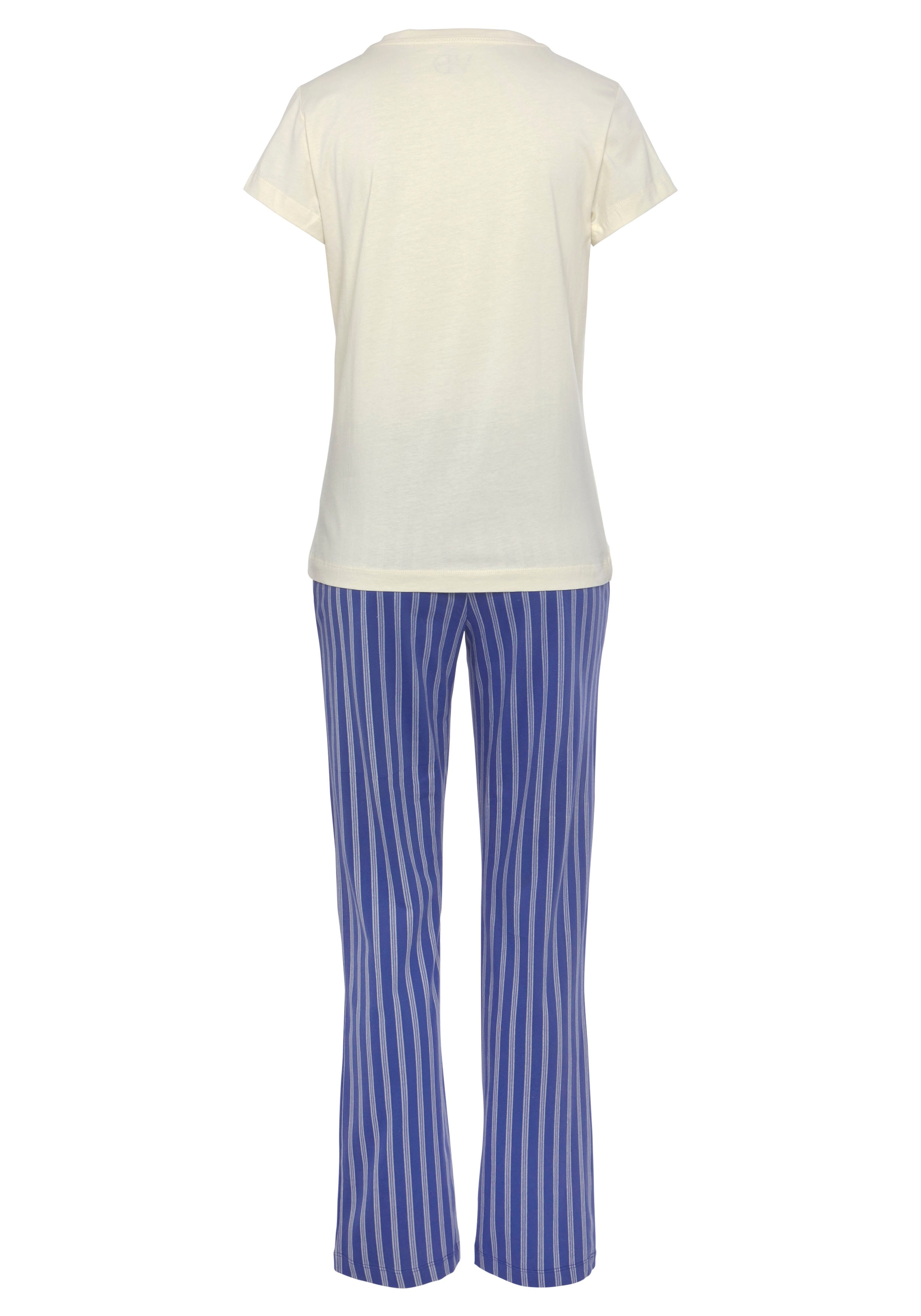 Vivance Dreams Pyjama 2-teilig, 2 tlg. mit zartem Streifenmuster