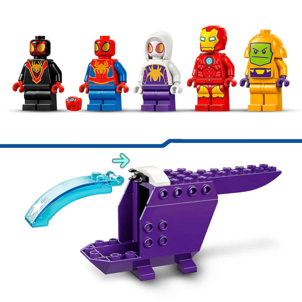 LEGO® Konstruktionsspielsteine »Das Hauptquartier von Spideys Team (10794), LEGO® Spidey«, (193 St.)