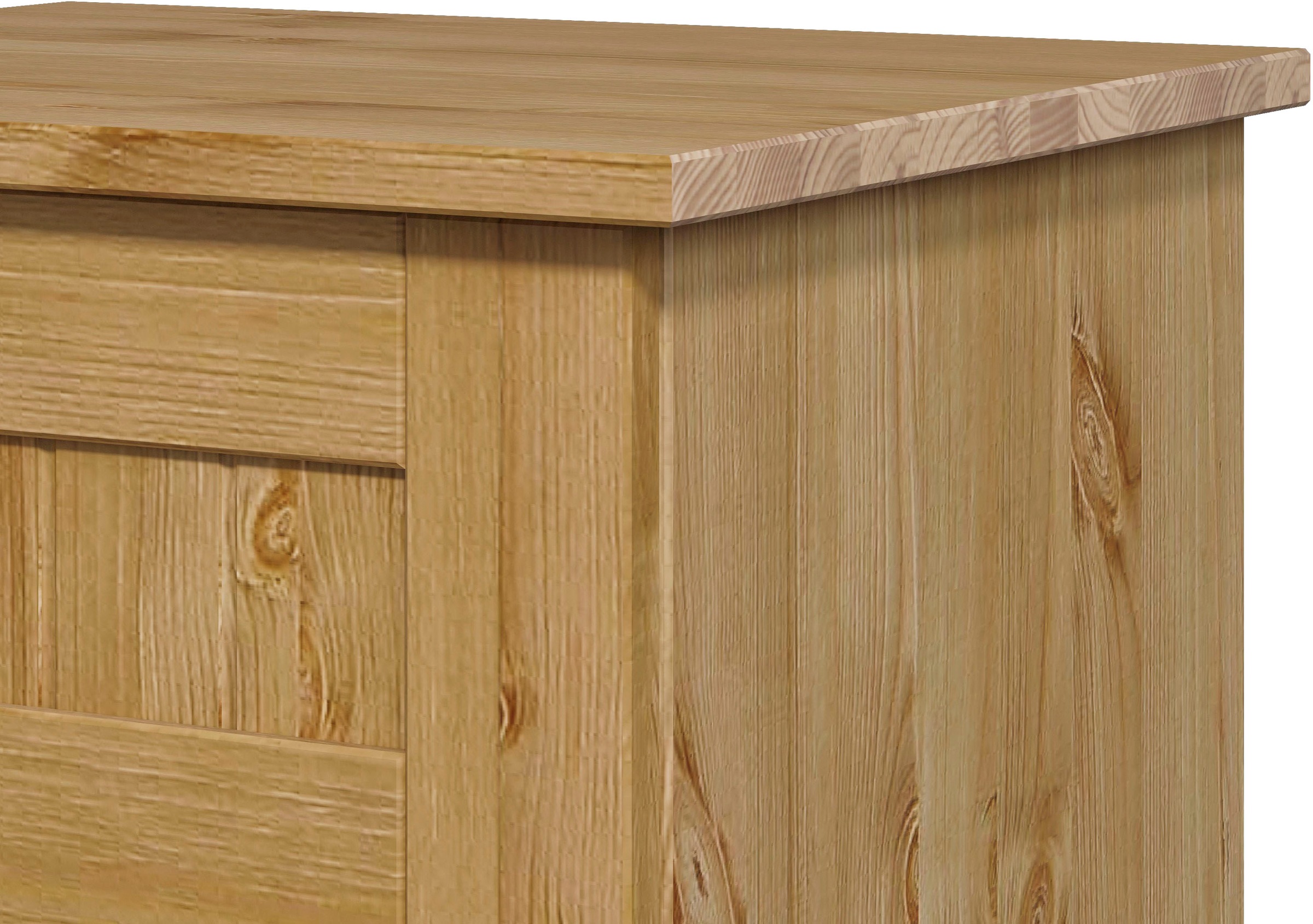 OTTO home Garderobenschrank »Juventus« 1 Stk. tlg. aus massiver Kiefer, Breite  67cm, mit Kleiderstange