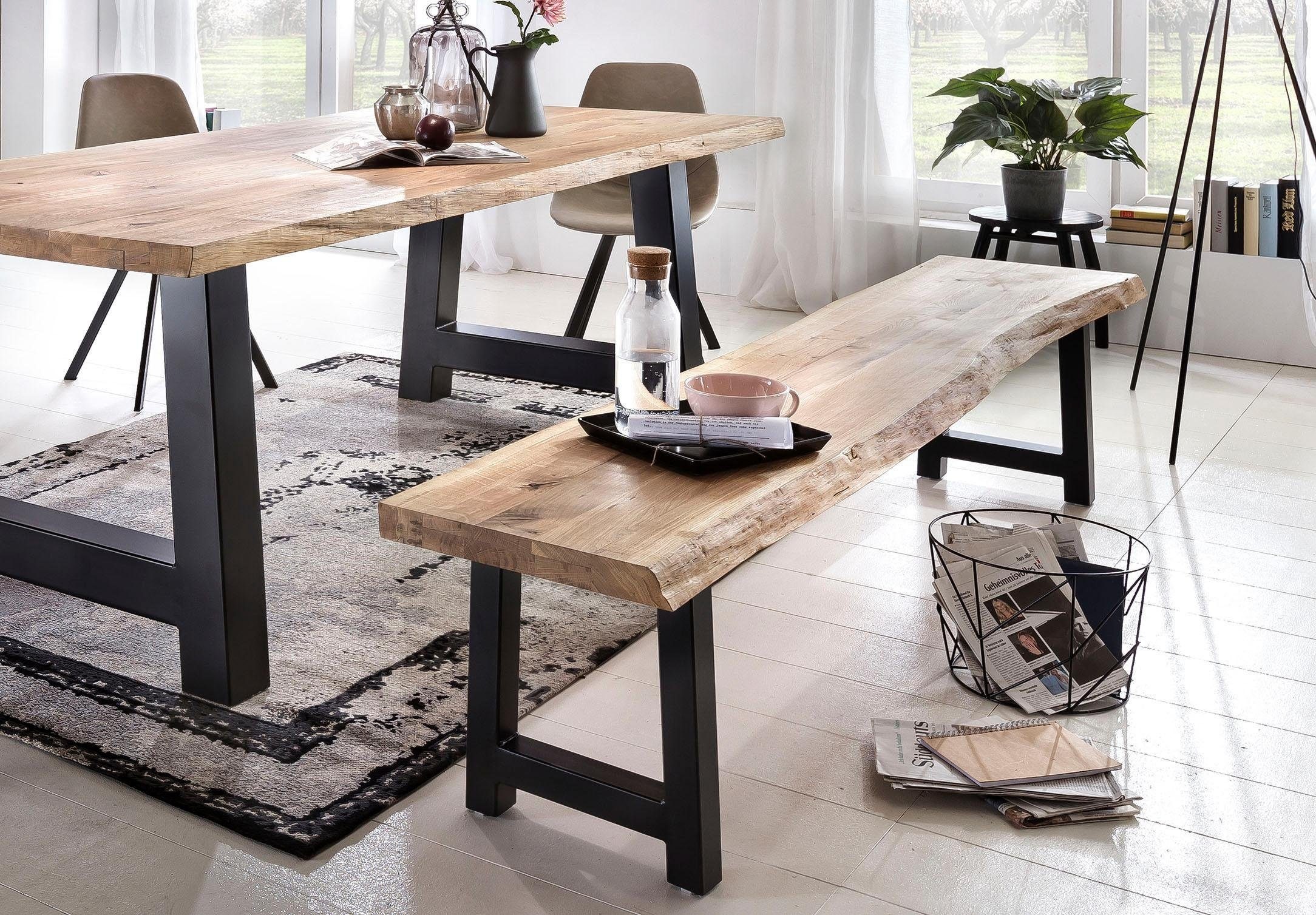 Home affaire Bank »Tristan«, aus Massivholz Eiche