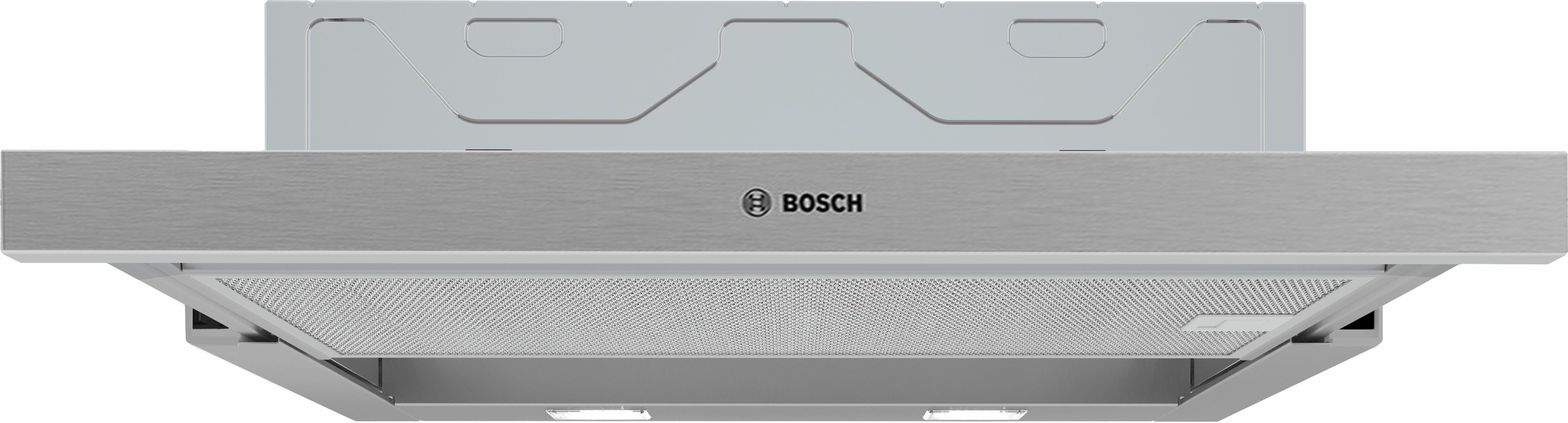 BOSCH Flachschirmhaube "DFM064W55" Serie Serie 2 Helle LED-Kochfeldbeleuchtung & pflegeleichte Metall-Fettfilter