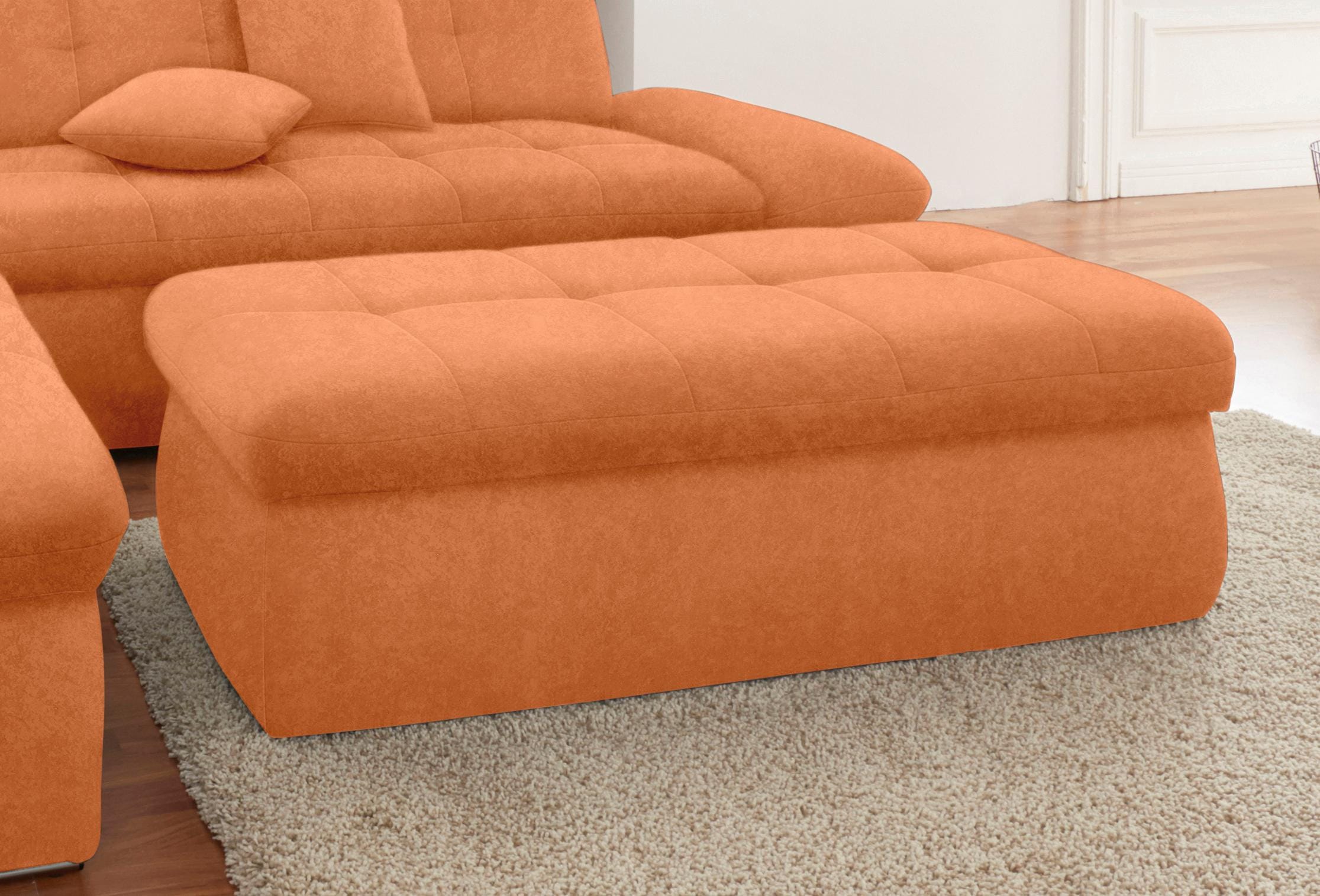 DOMO collection Hocker »NMoric« mit Stauraumfach, auch in Cord