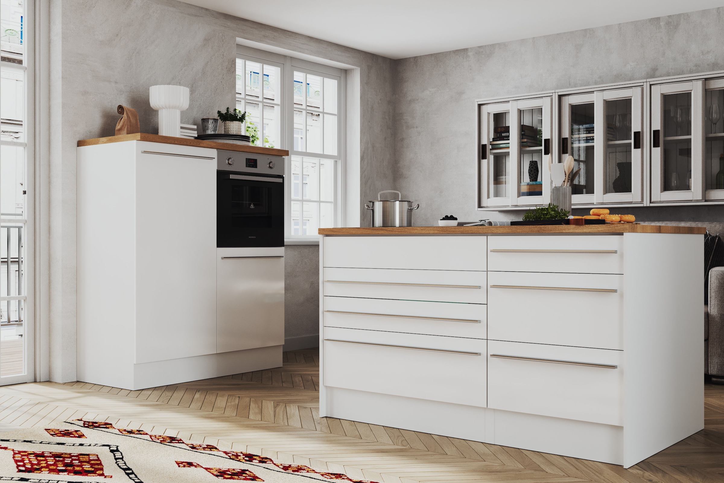 RESPEKTA Küchenzeile »Gabriel«, Breite 320/150 cm mit Soft-Close