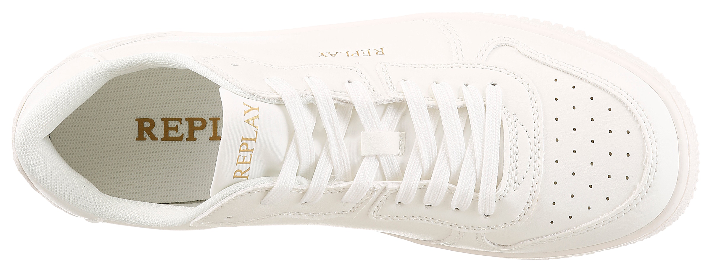 Replay Sneaker  Schnürschuh, Halbschuh, Freizeitsneaker mit gepolstertem Schaftrand