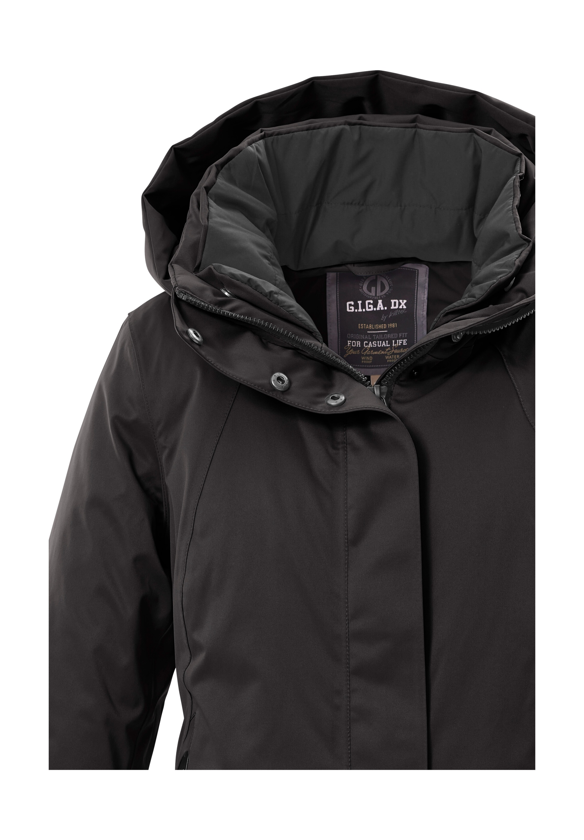 G.I.G.A. DX by killtec Parka »GW 93 WMN PRK«, wasserdicht, atmungsaktiv, 2-Wege-Reißverschluss