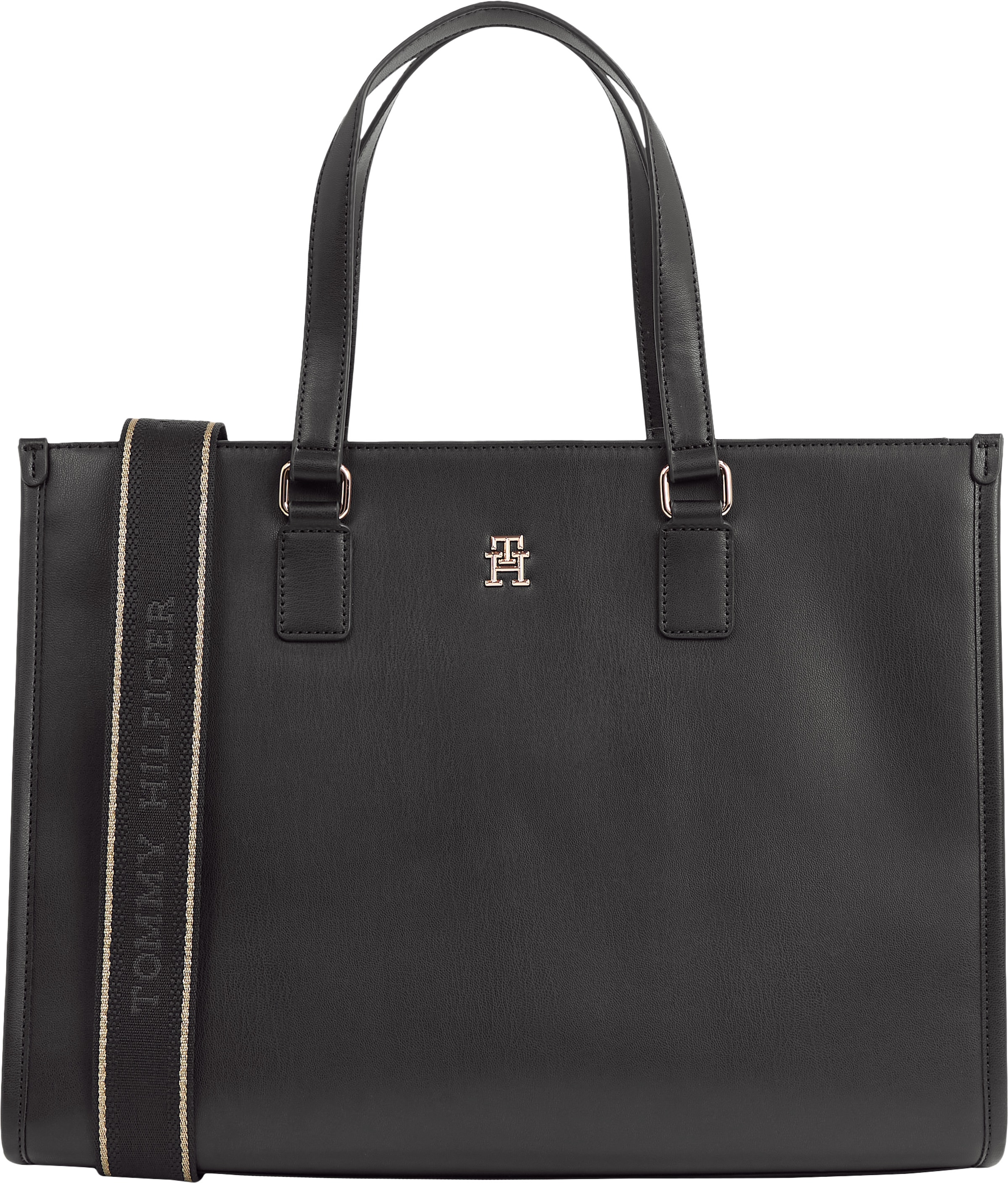 Tommy Hilfiger Shopper »TH MONOTYPE TOTE«, Handtasche Damen Tasche Damen Schultertasche Henkeltasche