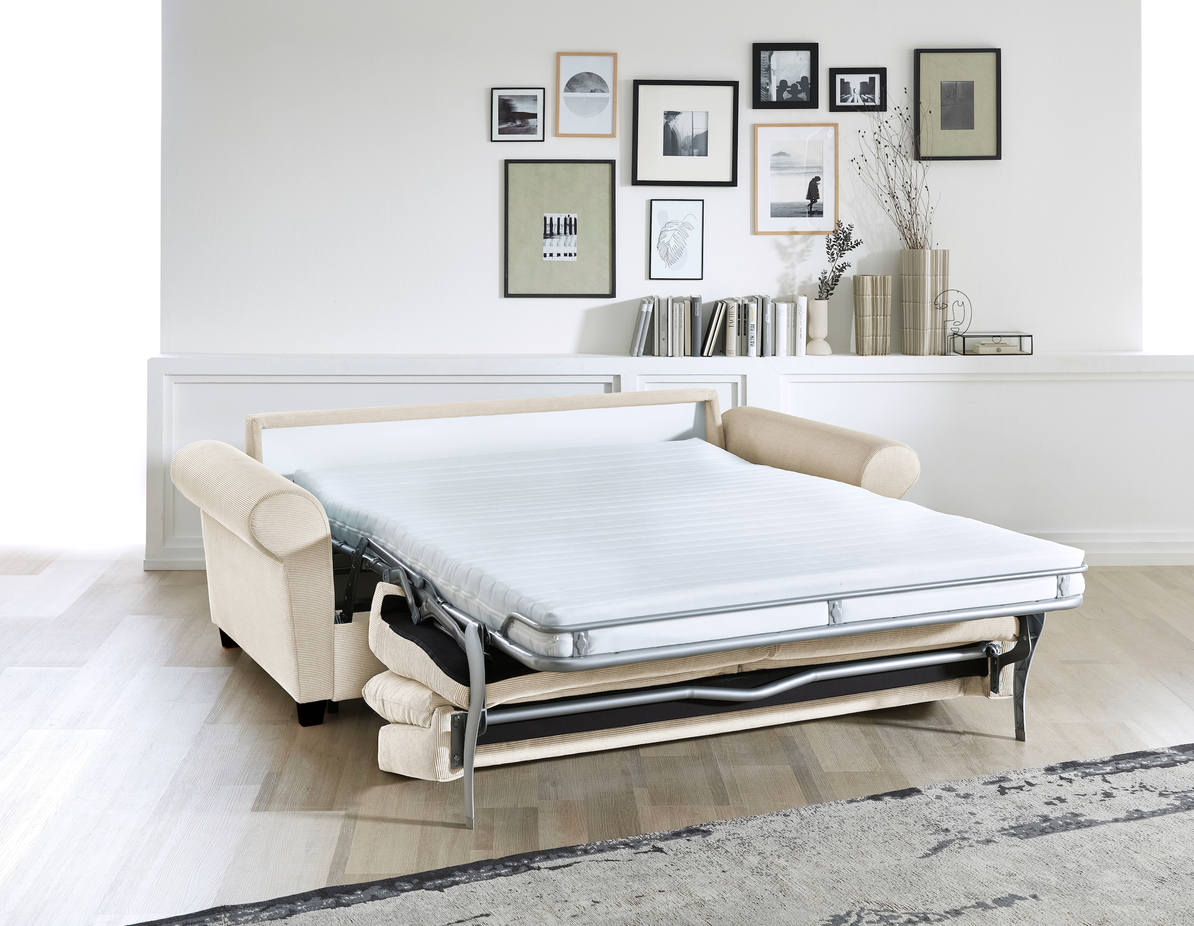 Bali Schlafsofa »ELISA Dauerschläfer in 140 und 160er Breite« stabile Gitterrost-Unterfederung