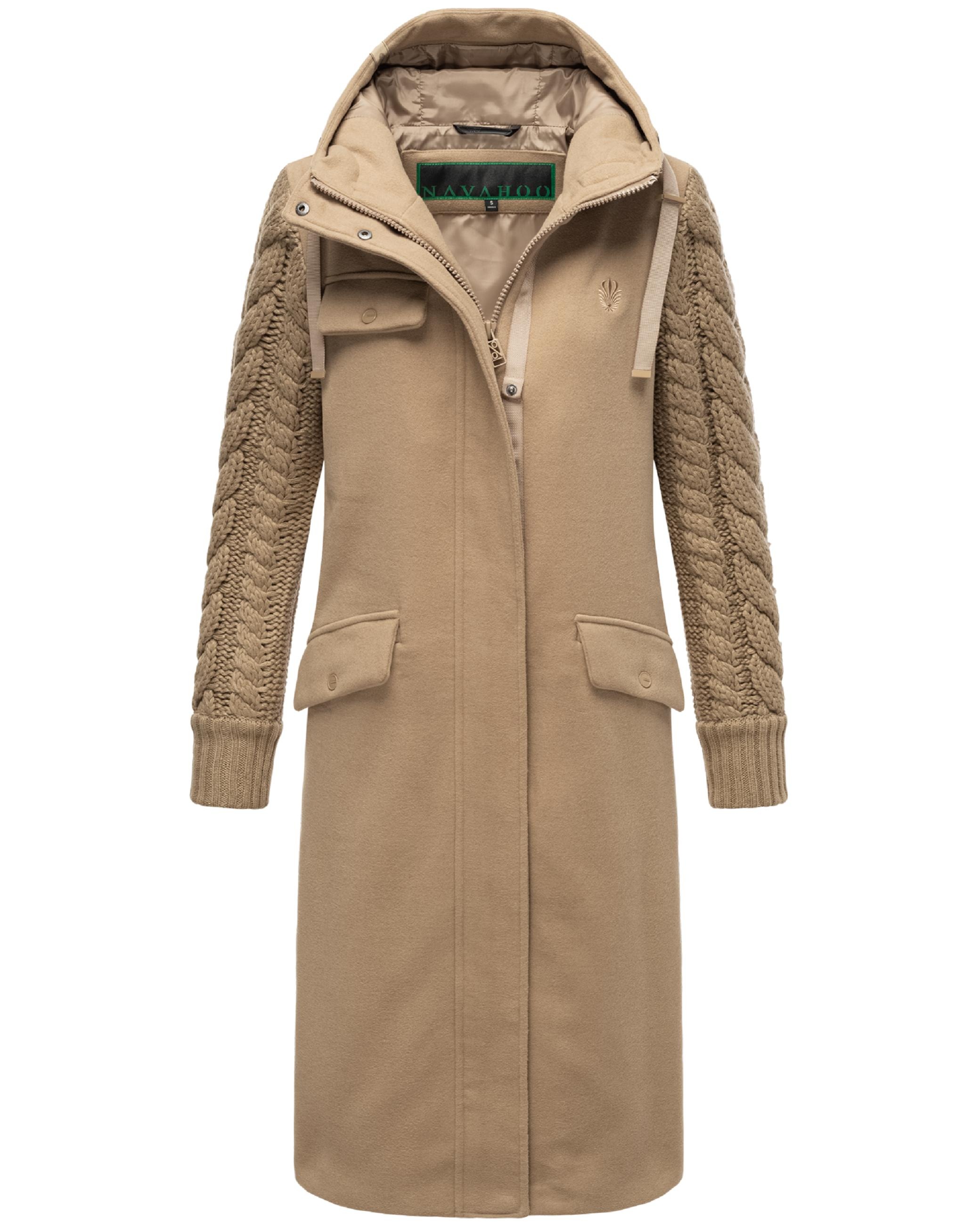 Navahoo Kurzmantel »Wintermantel Knit Babe 14«