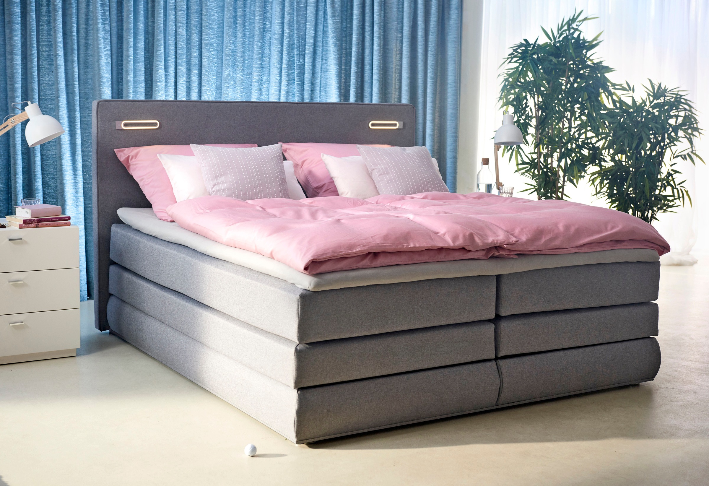 COLLECTION AB »Ninoni« inkl. Bettkasten, Topper und wahlweise mit LED-Beleuchtung