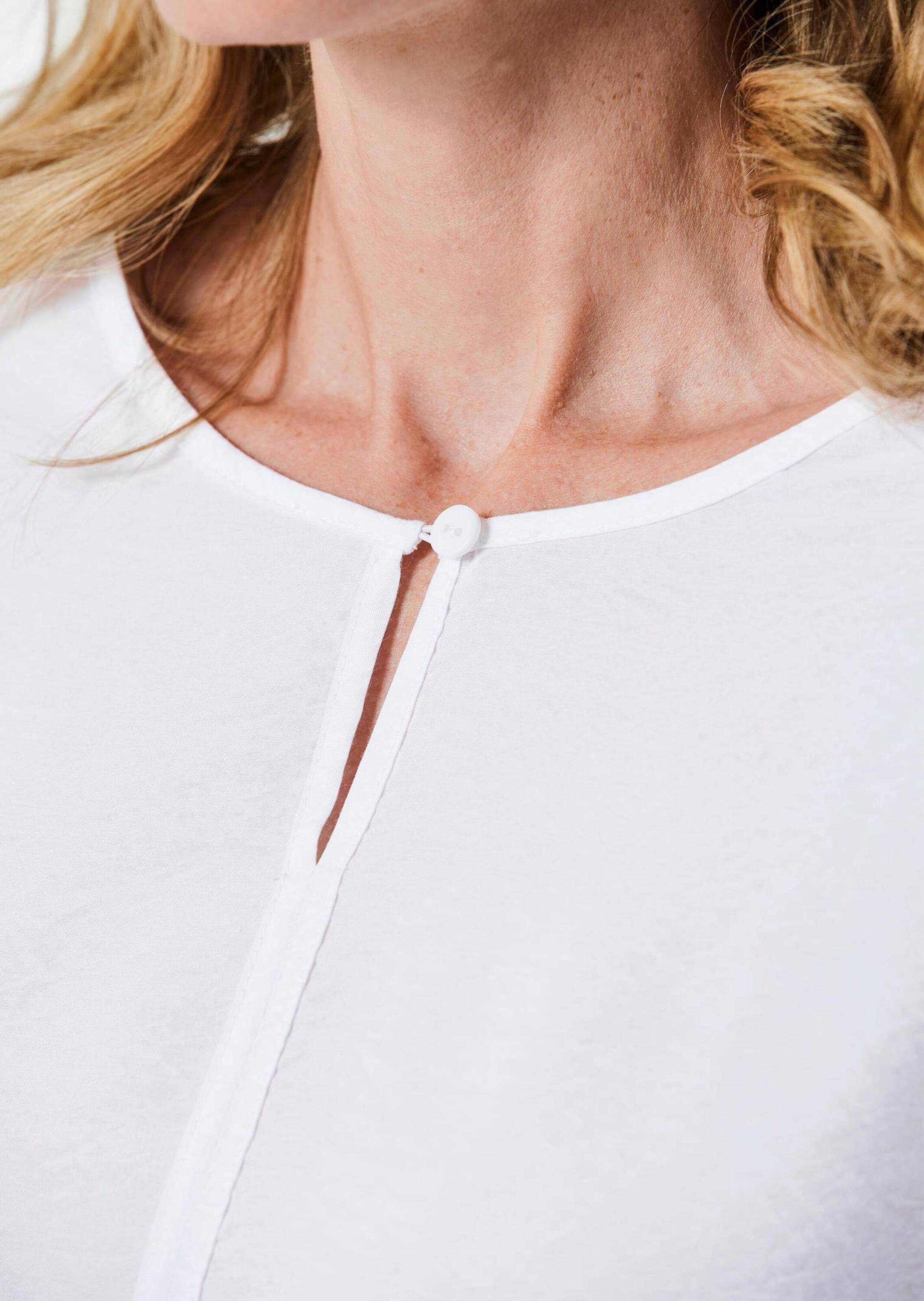 GOLDNER Schlupfbluse »Elegante Schlupfbluse Damen aus Viskose mit Strukturmuster«