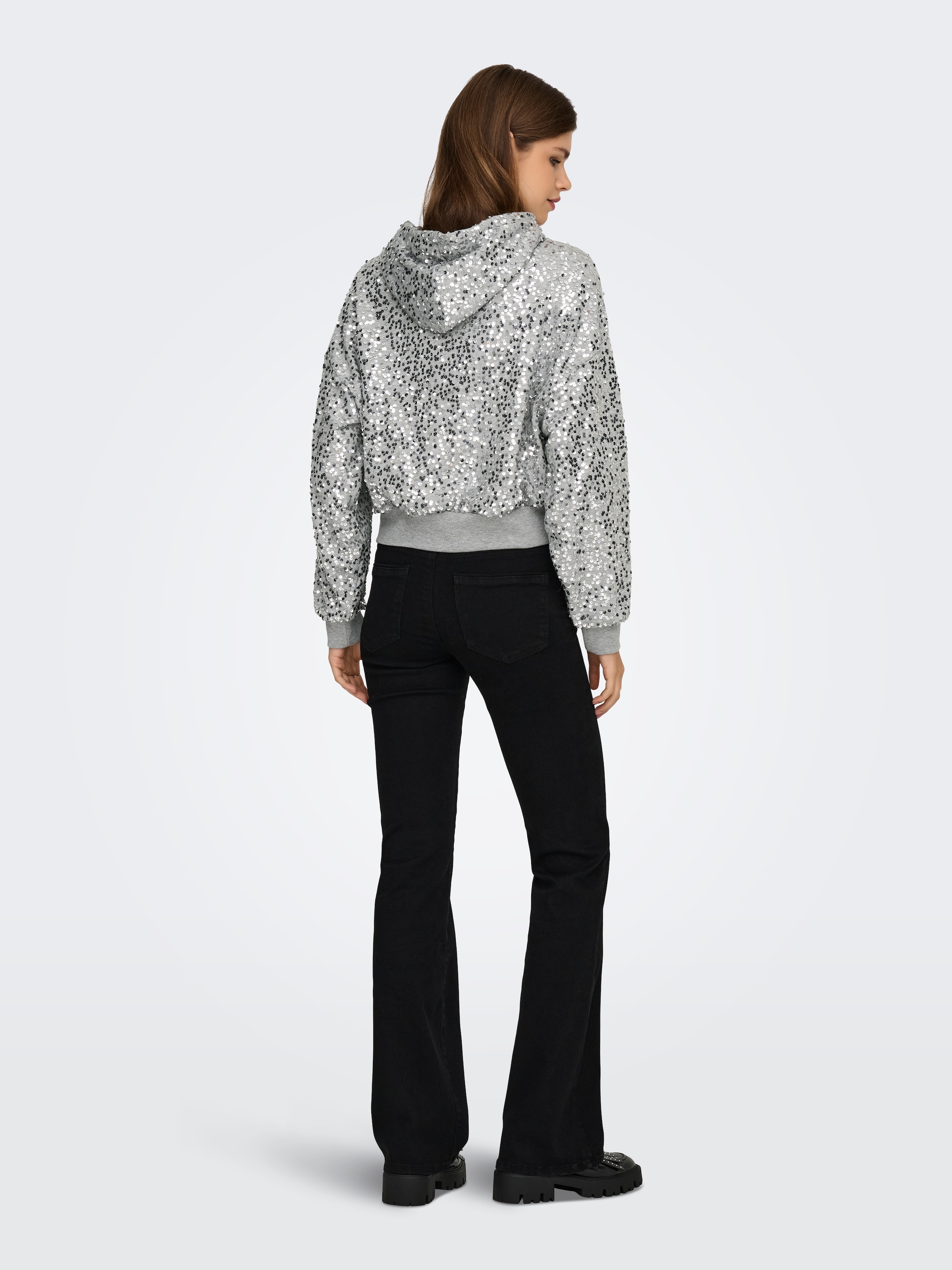 ONLY Kapuzensweatshirt »ONLJADA L/S SEQUINS HOOD SWT«
