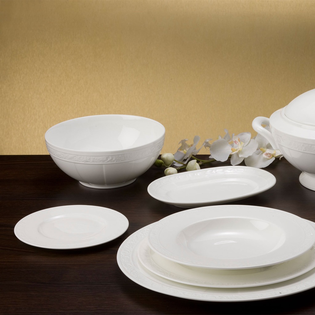 Villeroy & Boch Schale »Schüssel White Pearl ø 24 cm weiß«