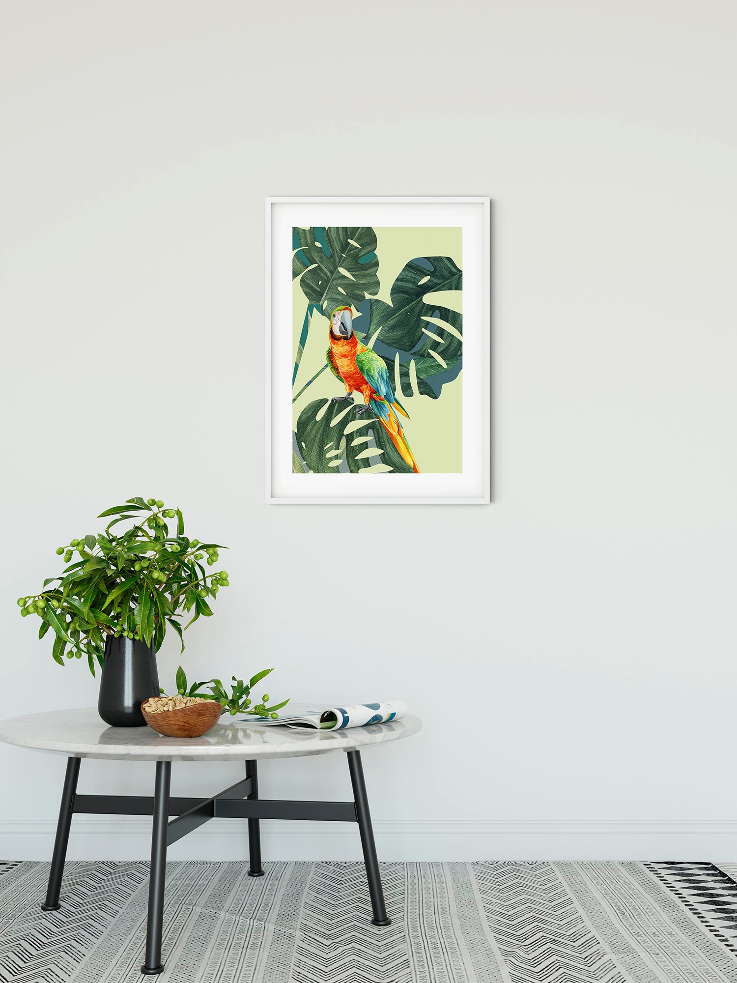 Komar Bild »Green-Winged Macaw«, Natur, (1 St.), Wandbild zur Dekoration - ohne Rahmen