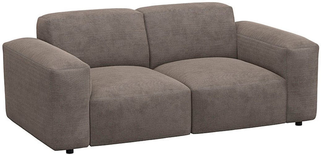 FLEXLUX 2-Sitzer »Lucera Sofa, super bequem durch hochwertigen Sitzaufbau mit Kaltschaum«, Designsofa, modern & anschmiegsam