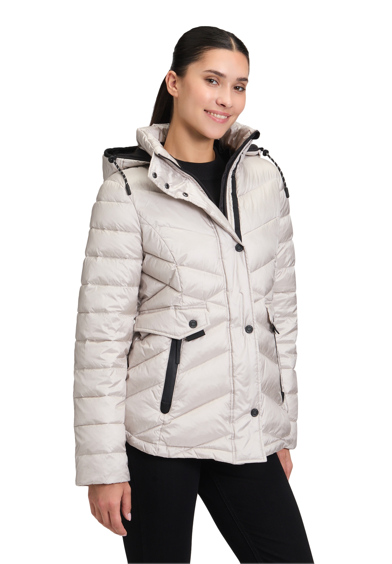 Gil Bret Steppjacke »Steppjacke mit abnehmbarer Kapuze«