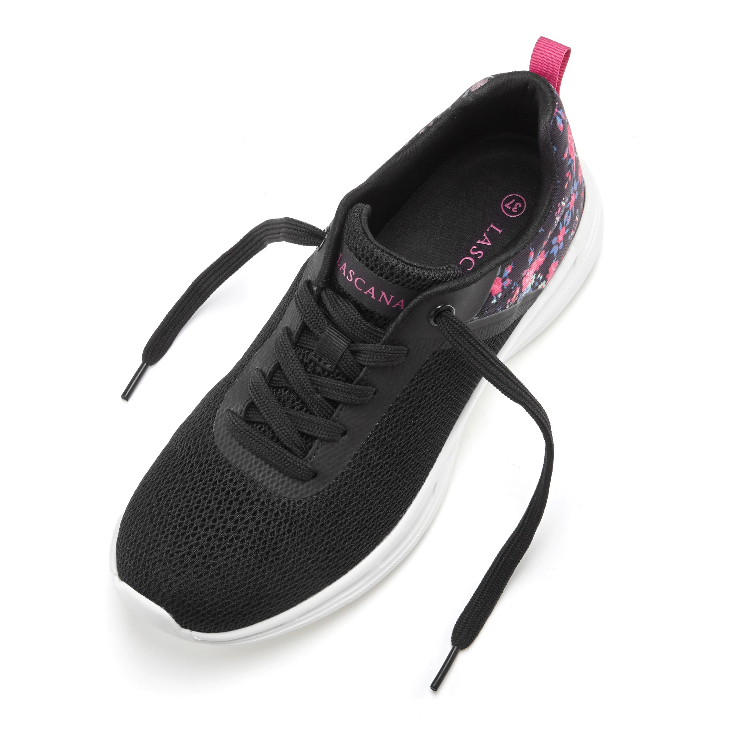 LASCANA Sneaker »Freizeitschuh, Halbschuh,«  mit Blumen-Print VEGAN