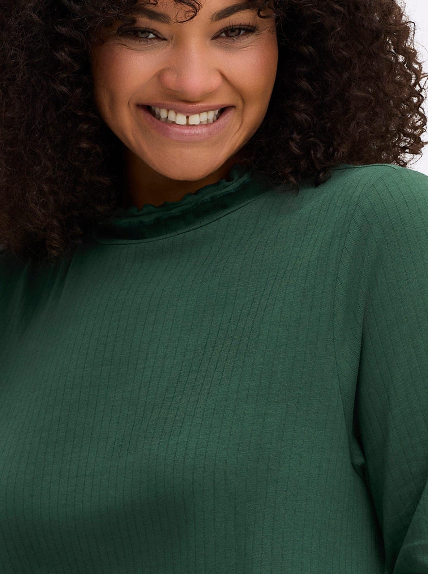 Sheego Stehkragenshirt »Shirtrolli« 1 Stk. tlg.