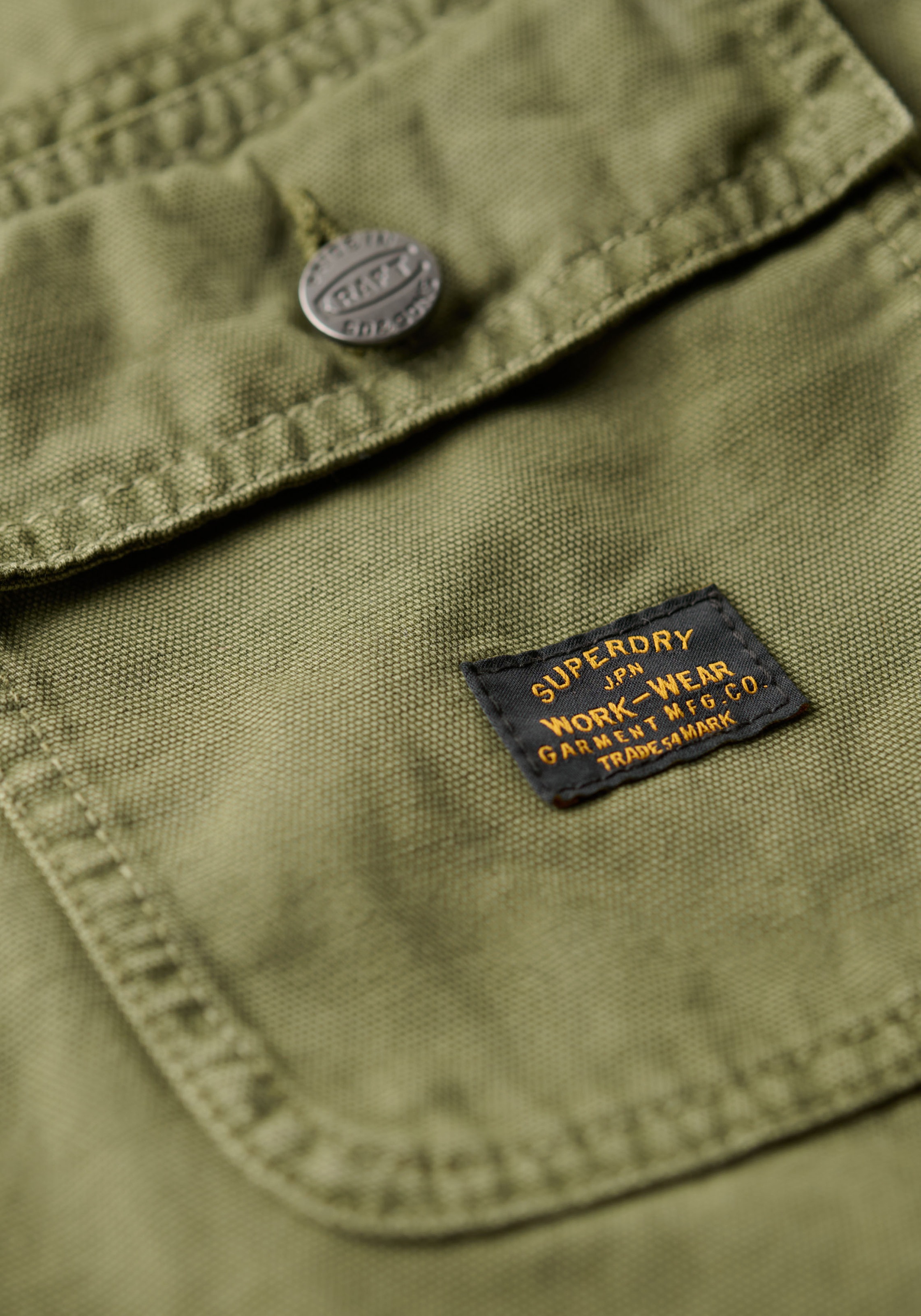 Superdry Langarmhemd »Organic Cotton Canvas Workwear Overshirt«