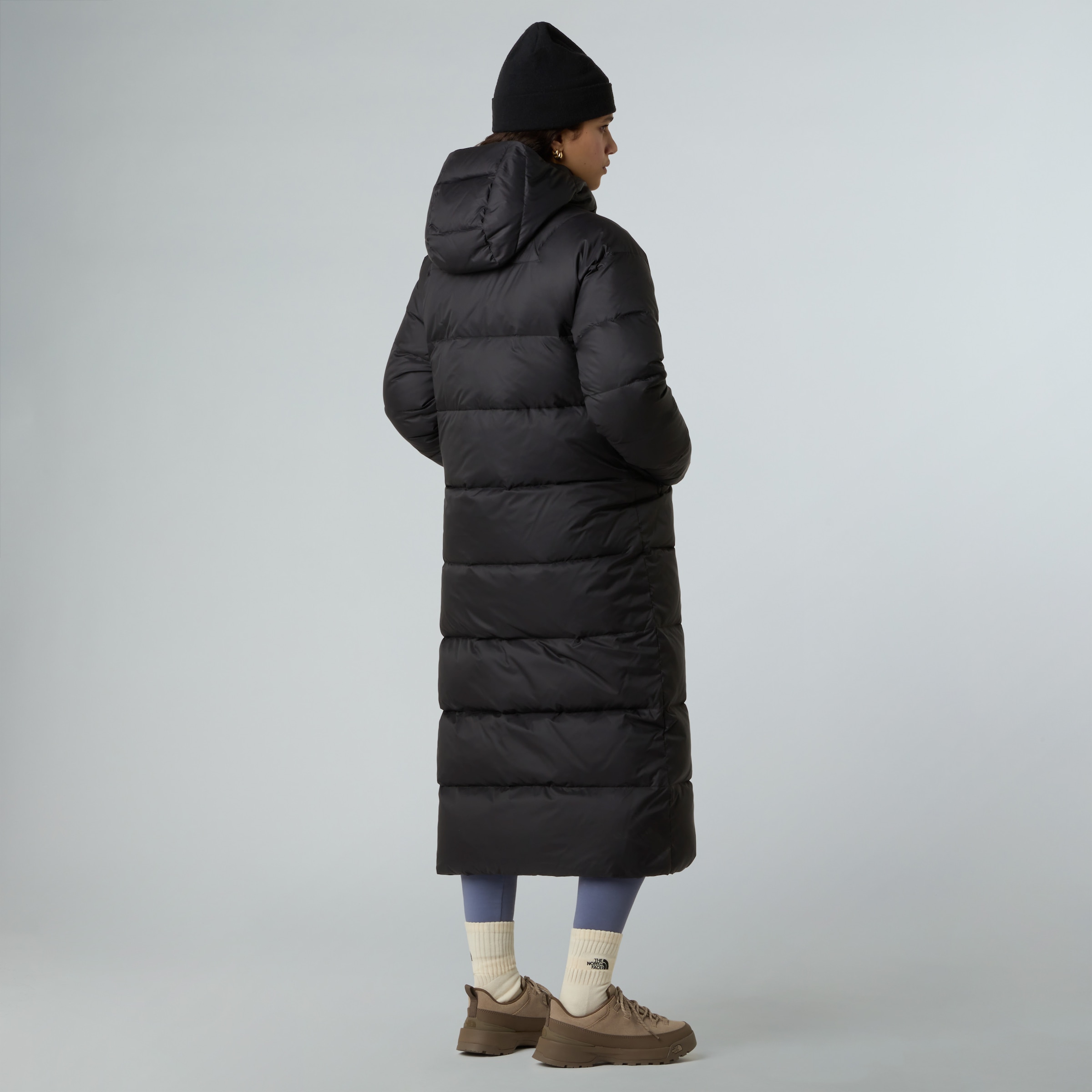 The North Face Funktionsmantel »W HYDRENALITE CITY LONG DOWN HOODED PARK«, (1 tlg.), Daunenfüllung, lang geschnitten, isolierend