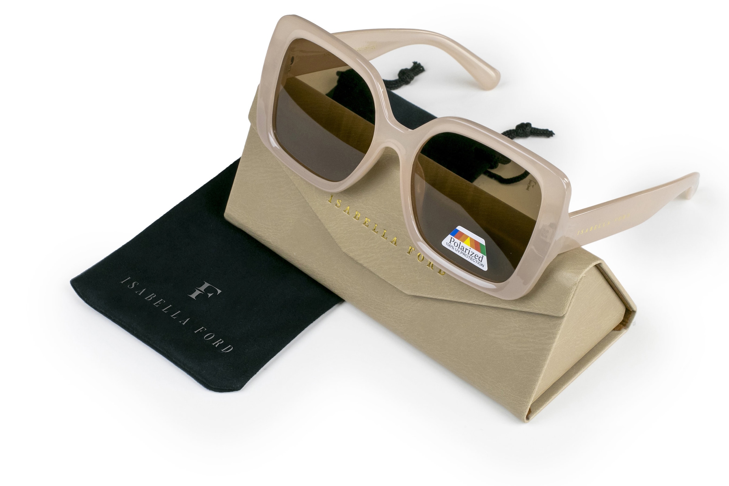 ISABELLA FORD Sonnenbrille »FA14-03« Glas 0,74 mm, polarisierte Gläser, UV400, CAT3.0