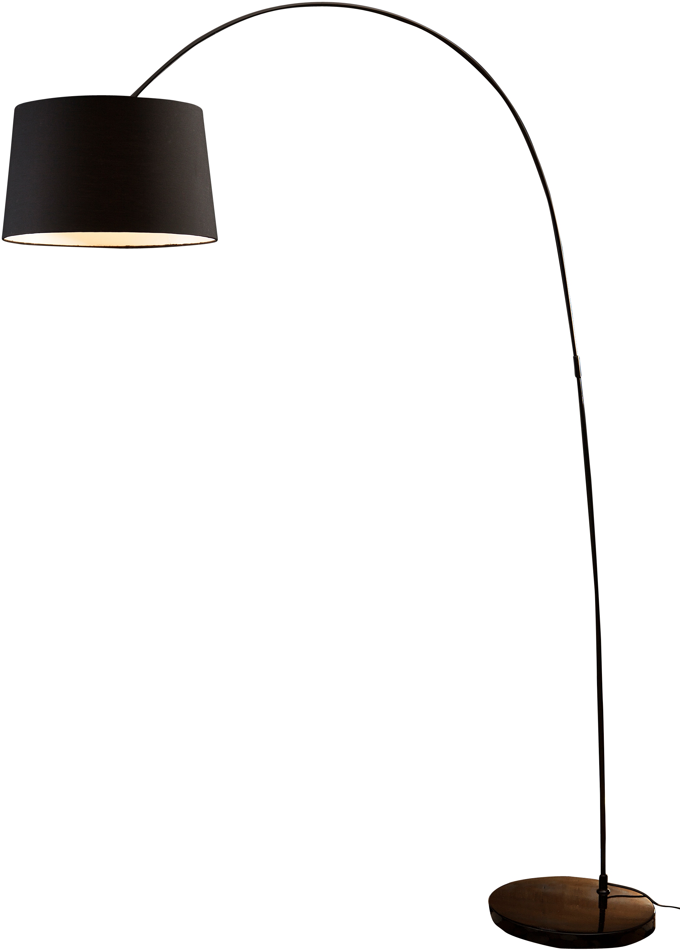 SalesFever Bogenlampe »Kaspars«, 1 flammig-flammig, echter mit Garantie Marmorfuß mit online Jahren kaufen XXL Dimmschalter, | 3