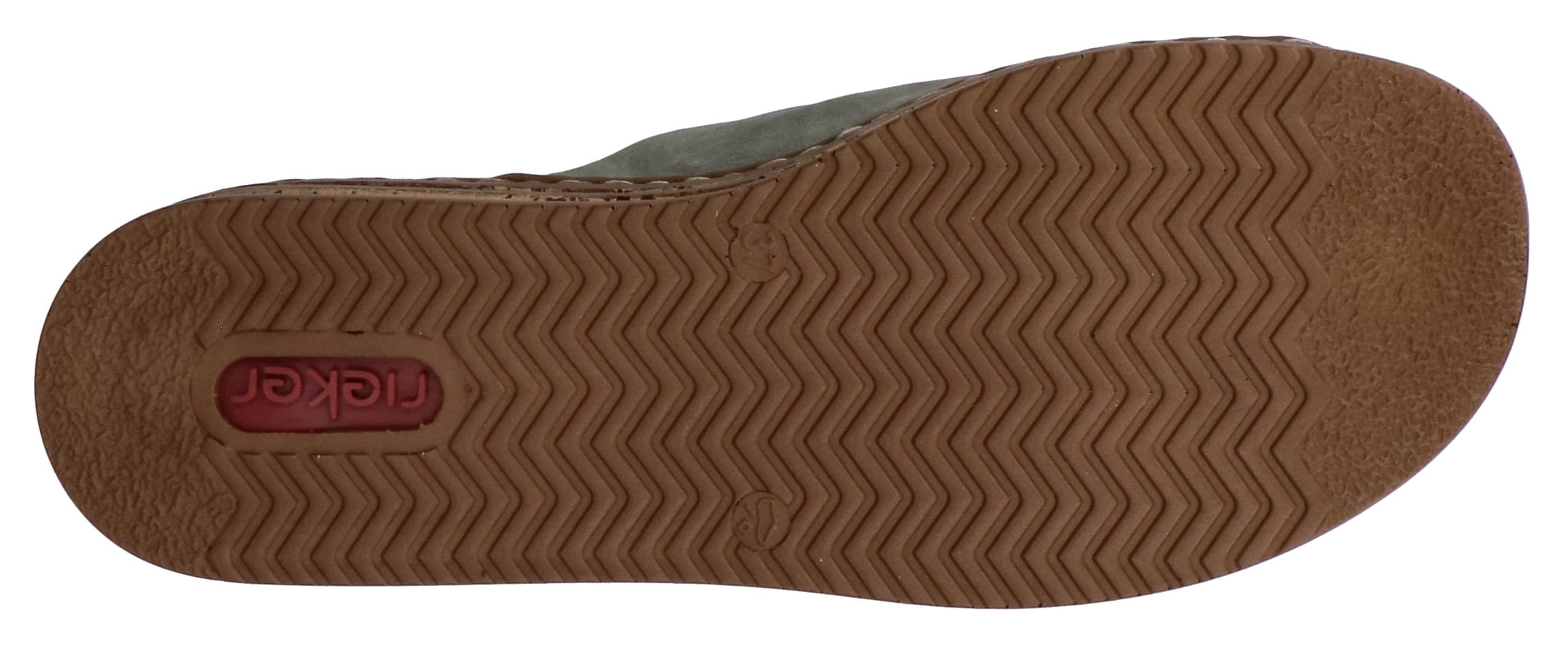 Rieker Pantolette  Keilabsatz, Sommerschuh, modische Keilsohle